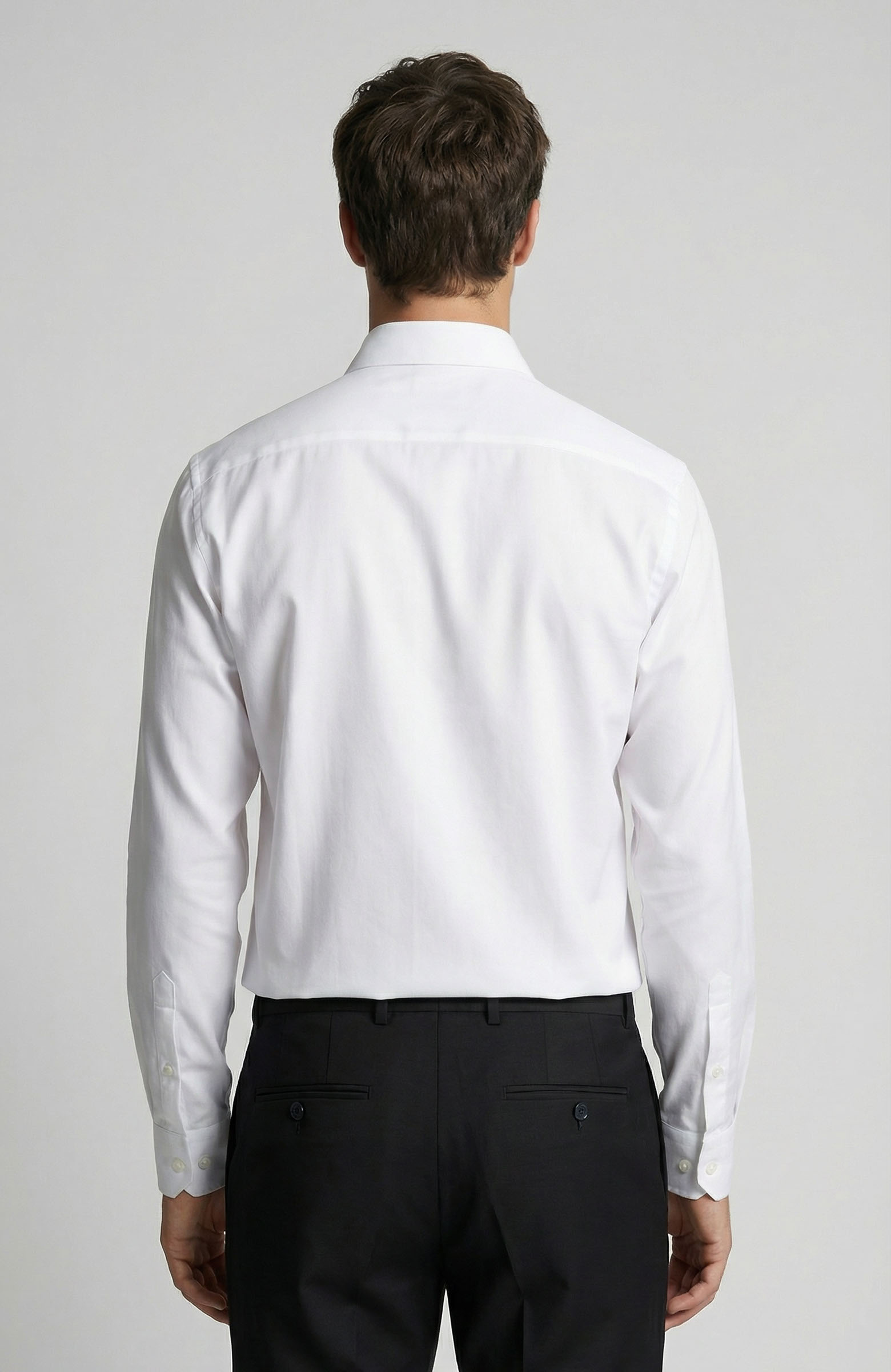 Non-Iron Beyaz Oxford Gömlek