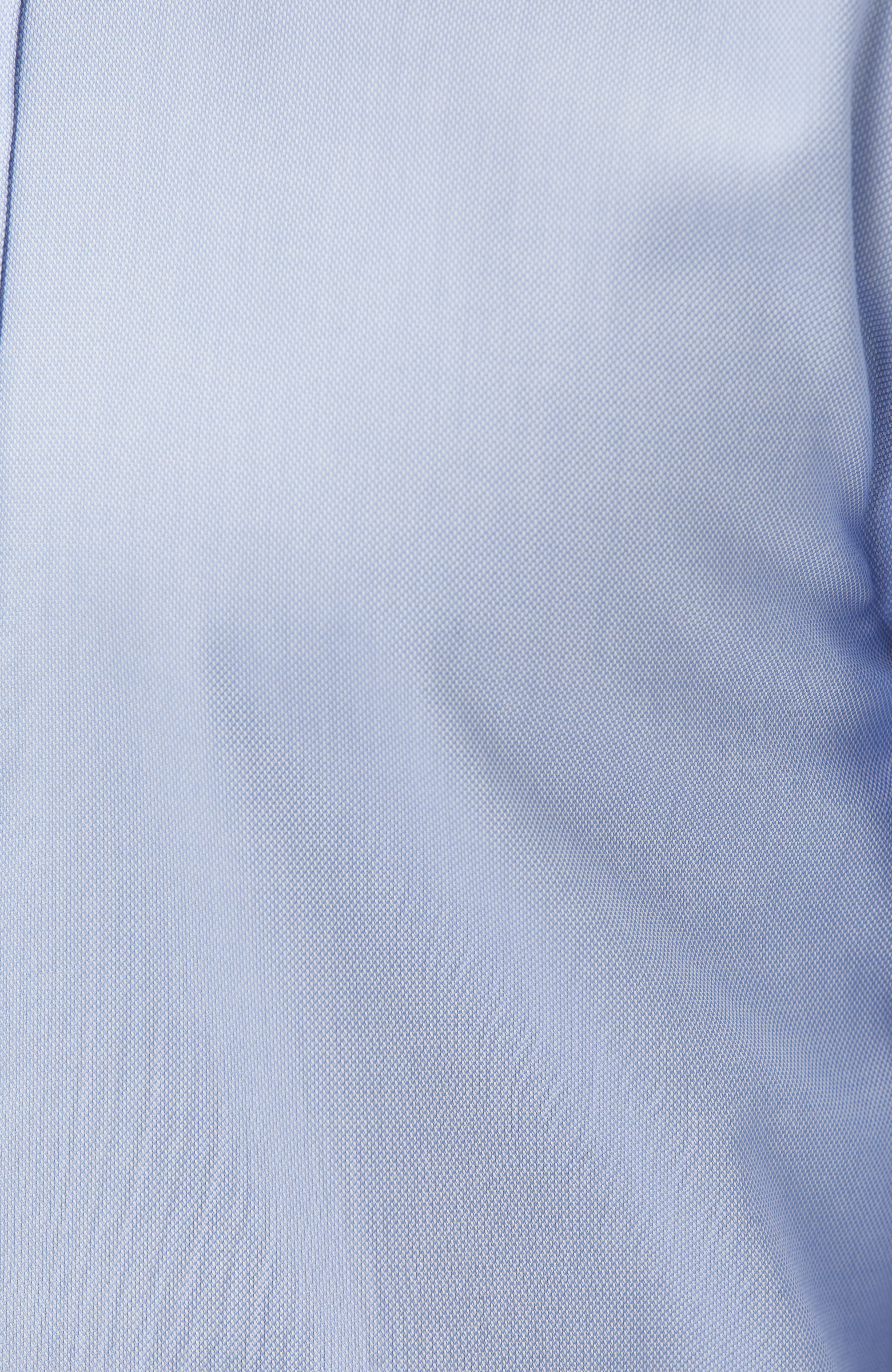 Slim Fit Blue Non-iron Oxford Shirt