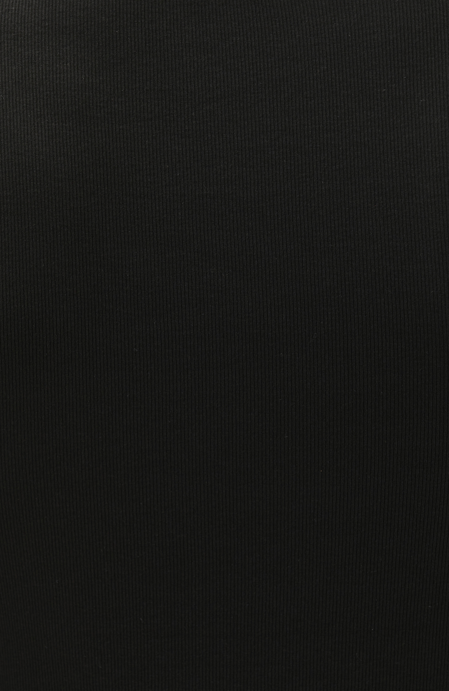Black Ribbed Tank Top