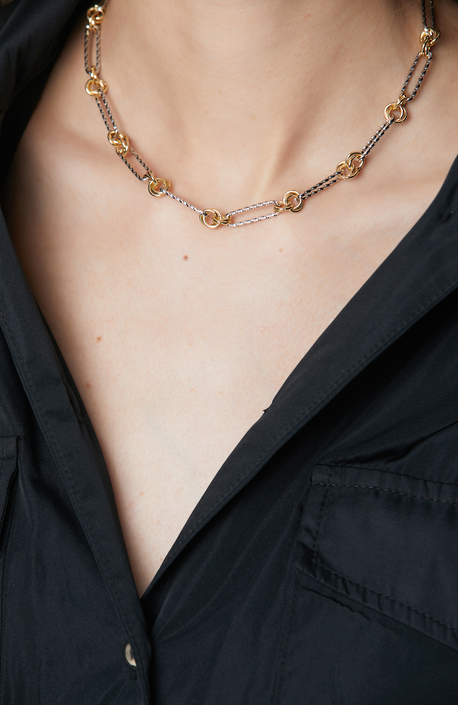 Gold Kadın Zincir Kolye