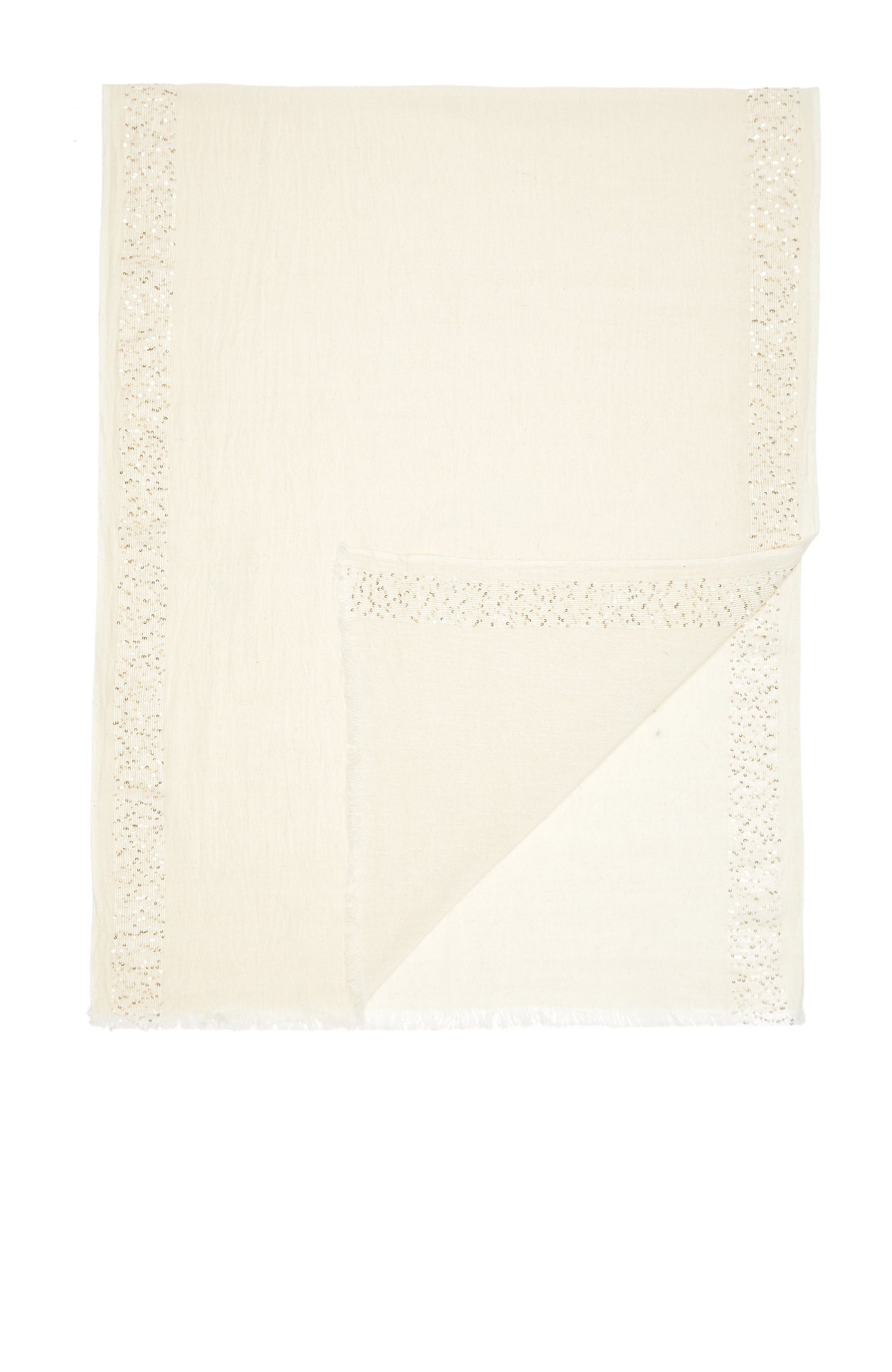 Ecru Women's Lurex Shawl