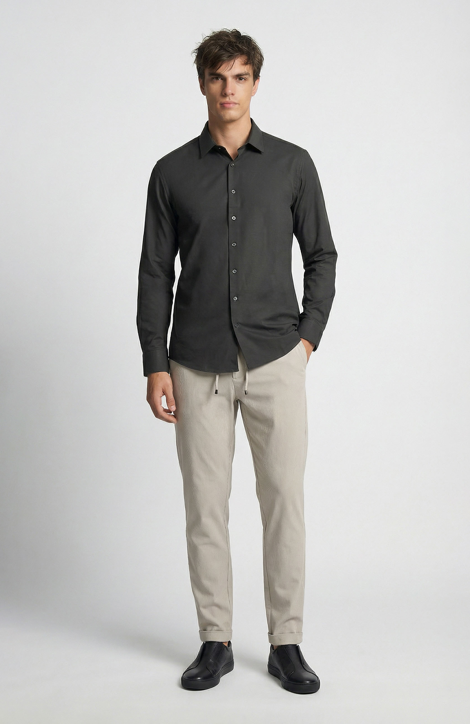 N-Tech Khaki Knitted Shirt