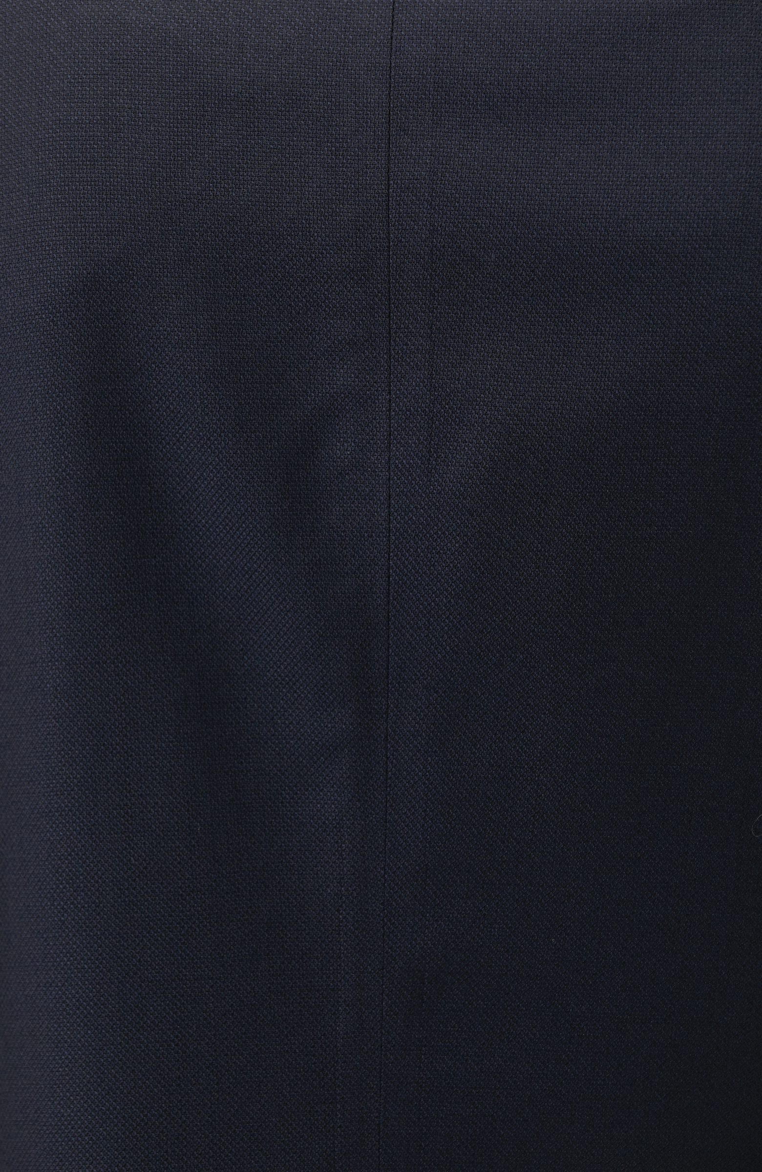 Lacivert Çift Pileli Yün Takım Elbise