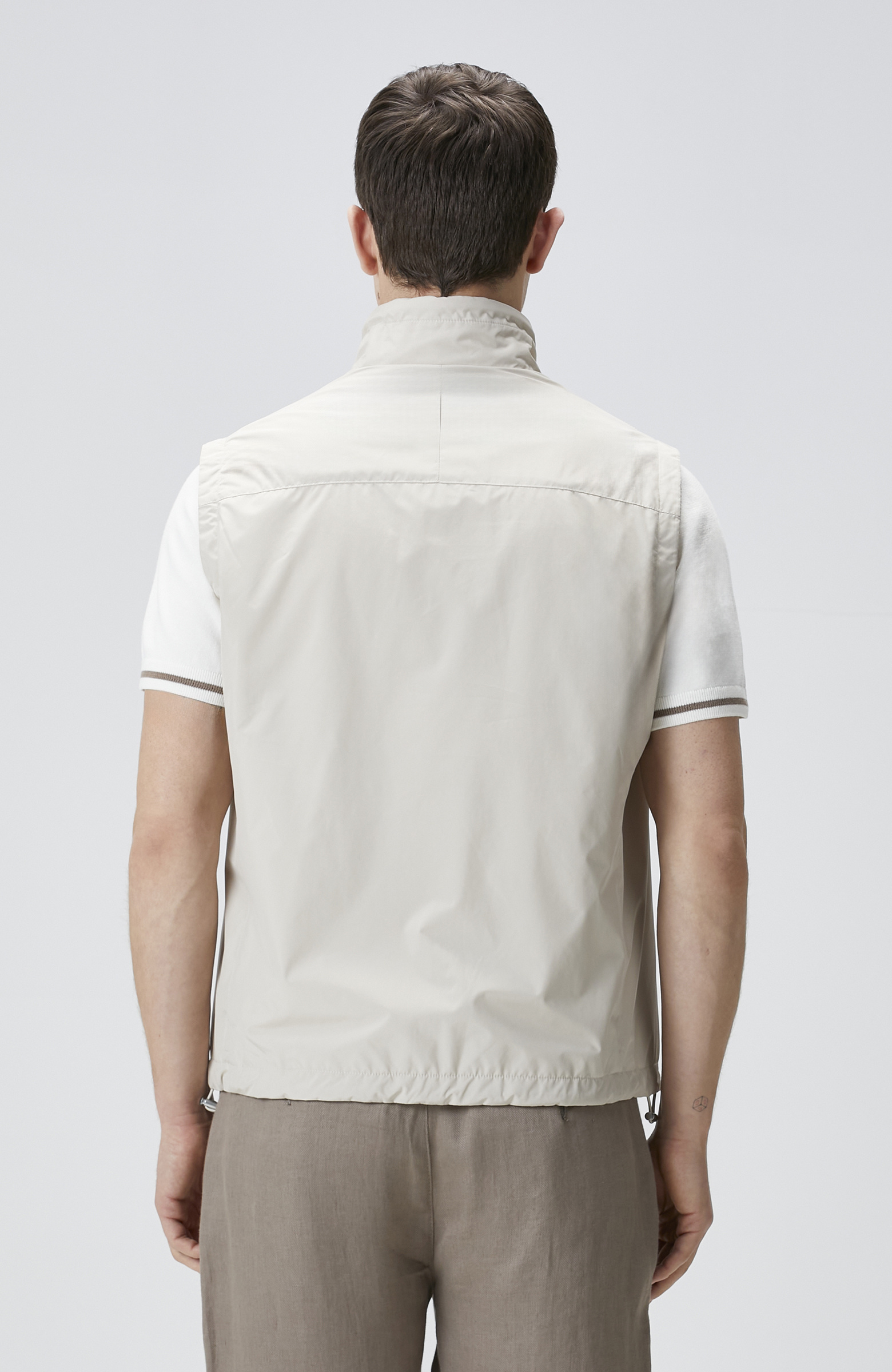 Taş Dik Yaka Casual Yelek