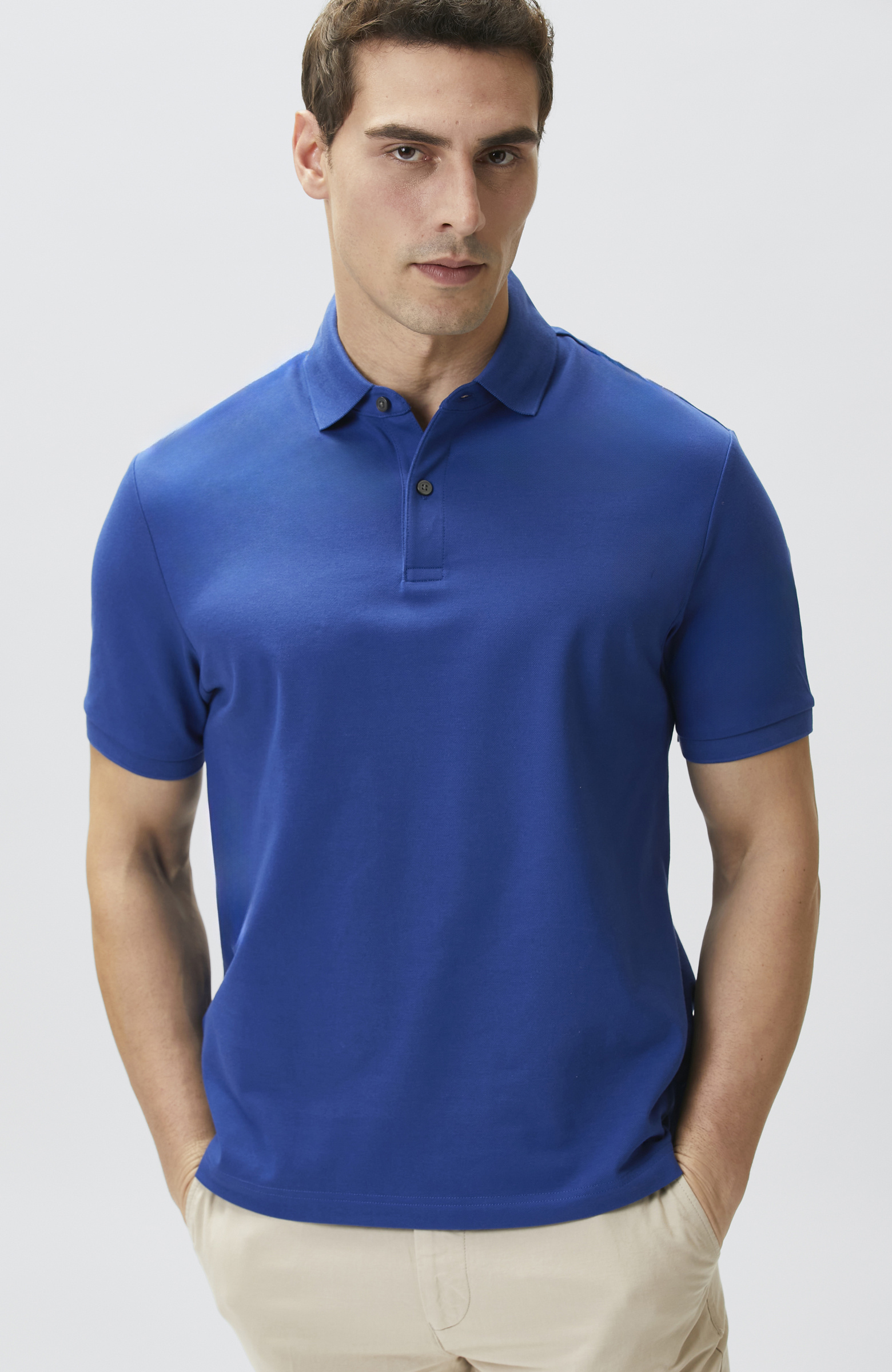 Saks Polo Yaka Pike T-shirt