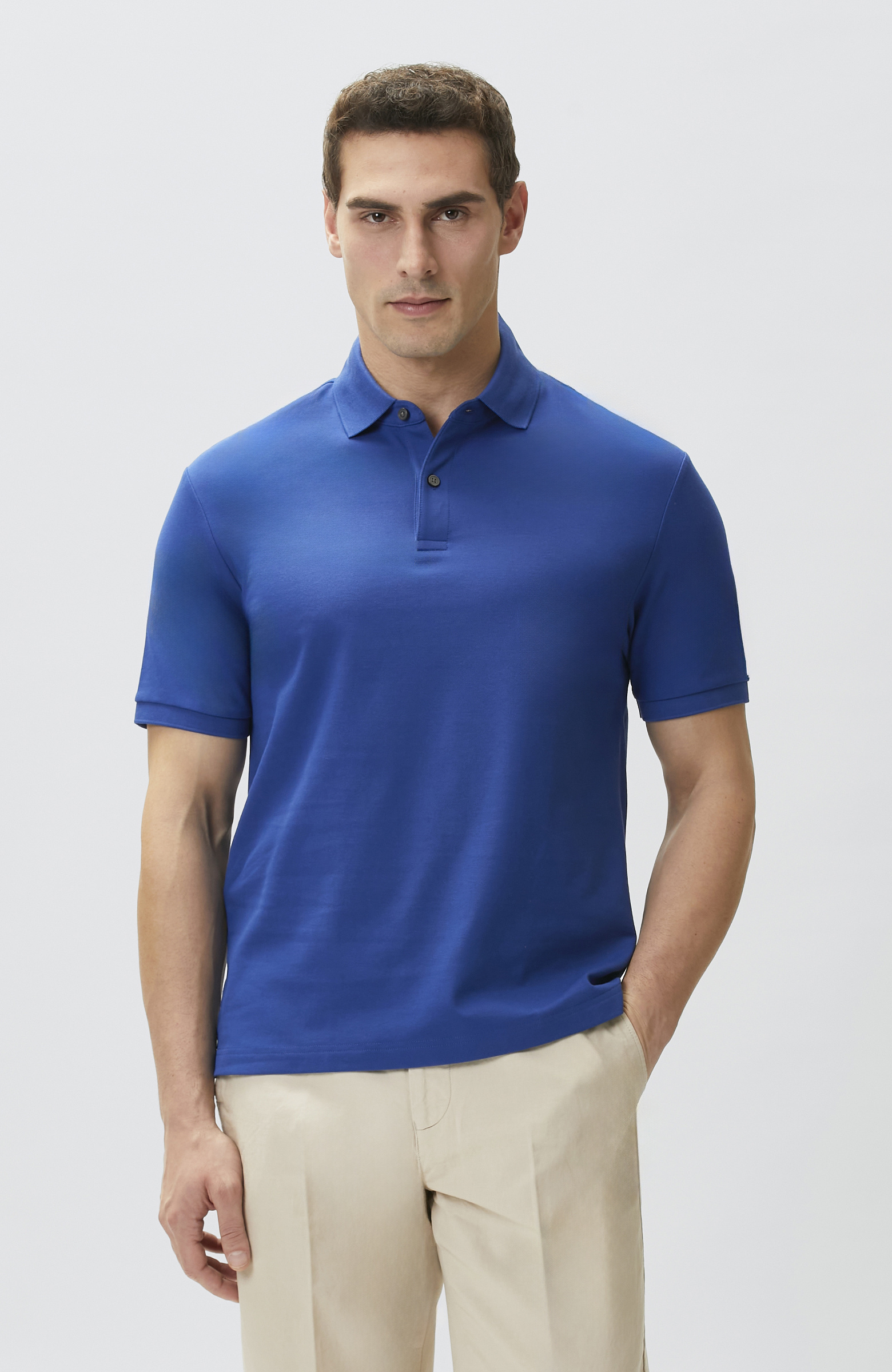 Saks Polo Yaka Pike T-shirt