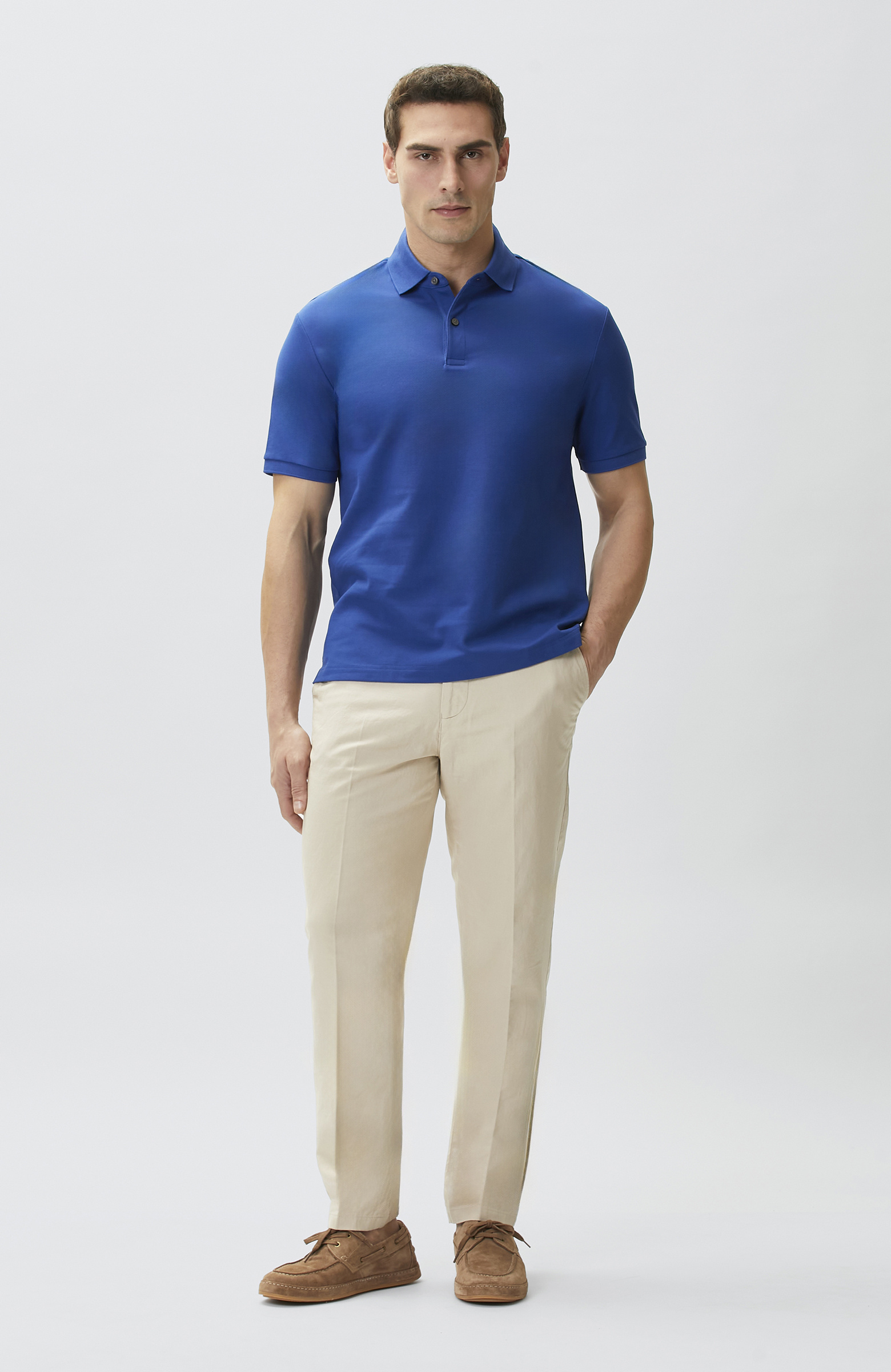 Saks Polo Yaka Pike T-shirt
