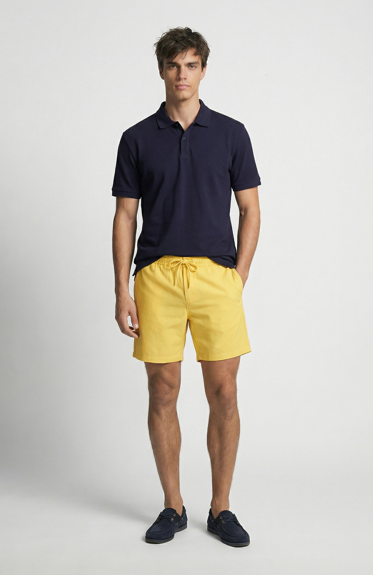 Lacivert Polo Pike T-Shirt