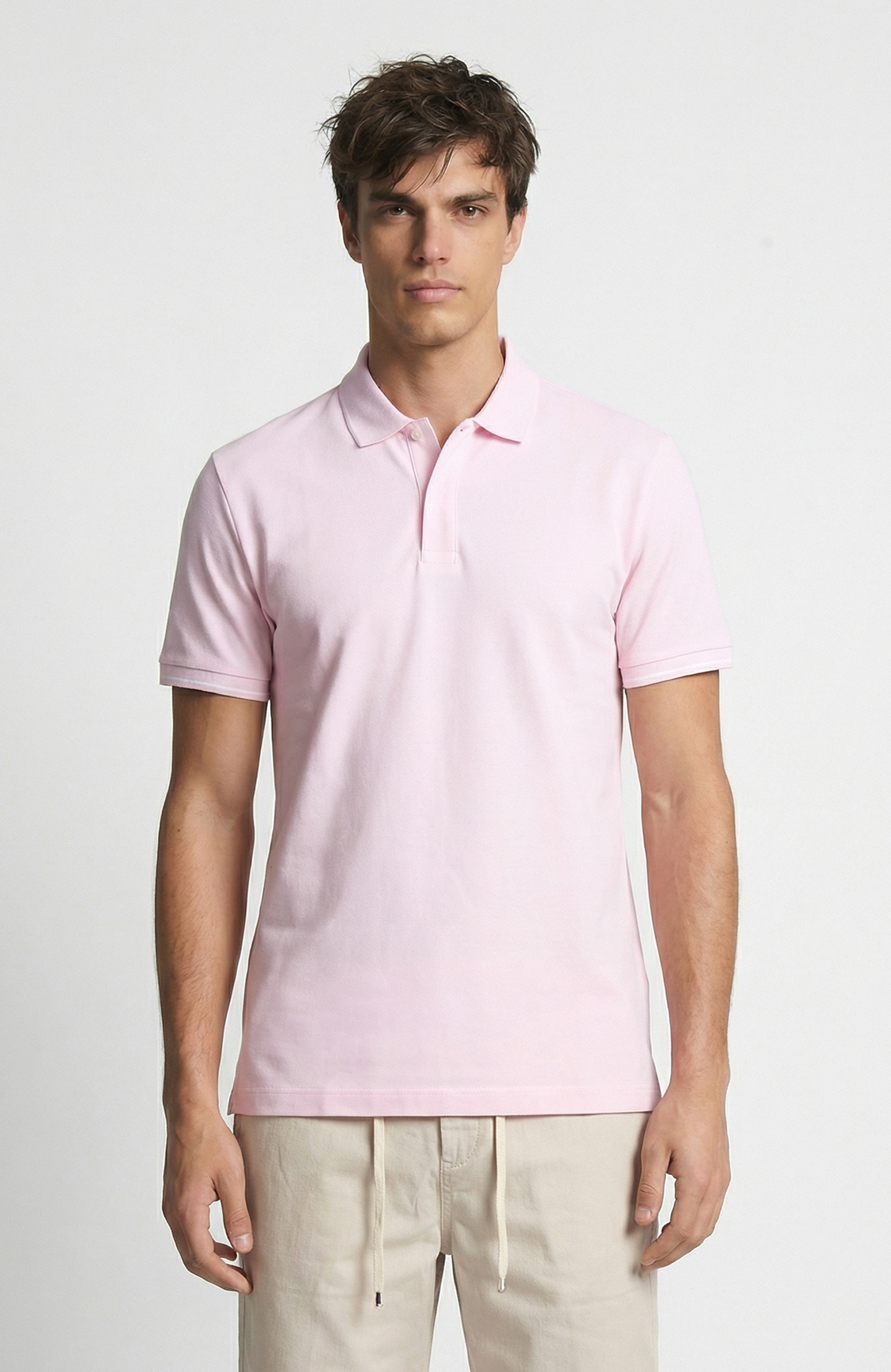 Pembe Polo T-Shirt