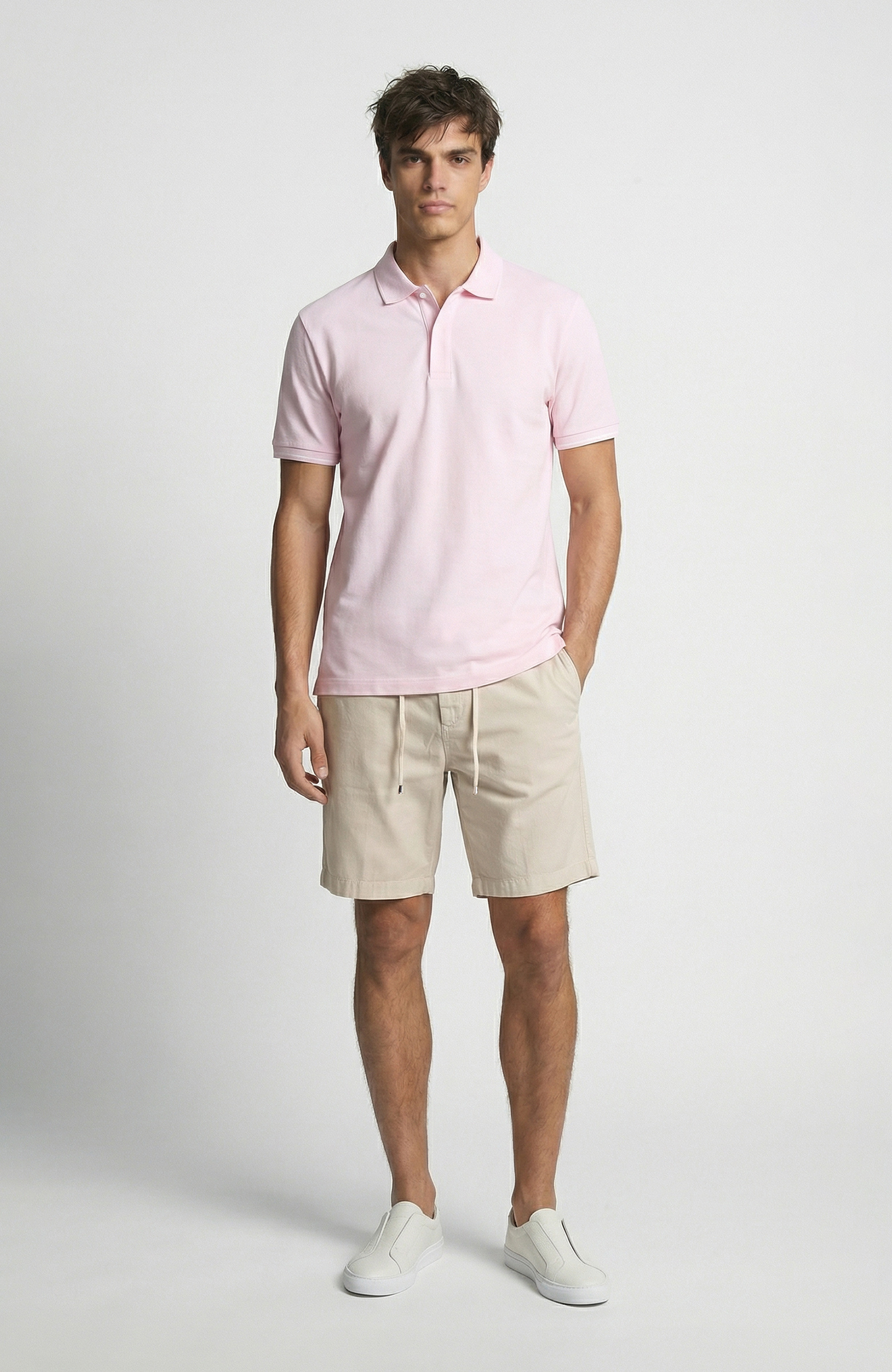 Pembe Polo T-Shirt