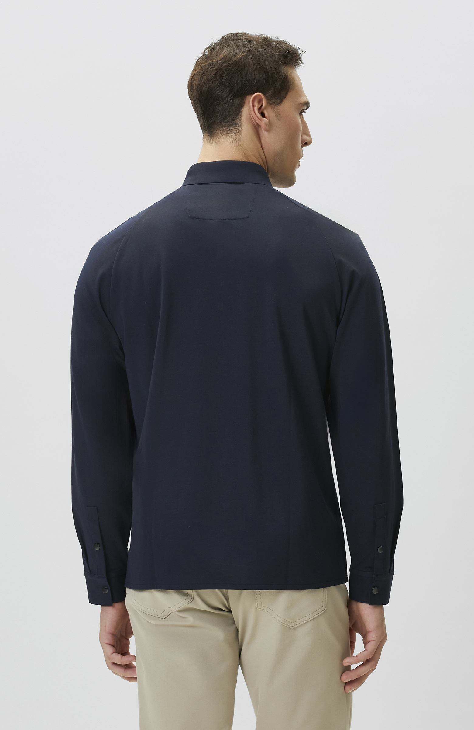 Slim Fit Lacivert Gömlek