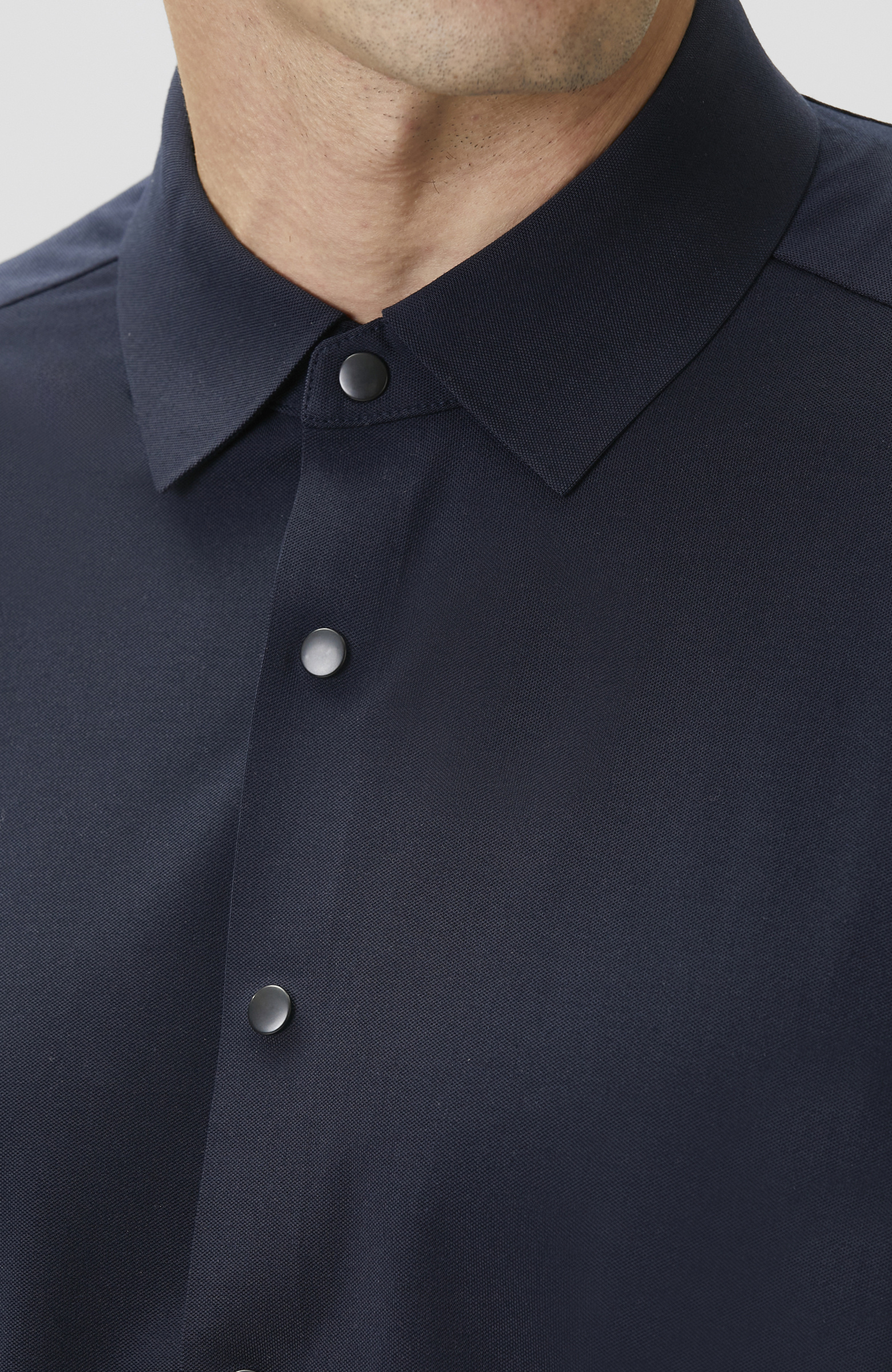 Slim Fit Lacivert Gömlek