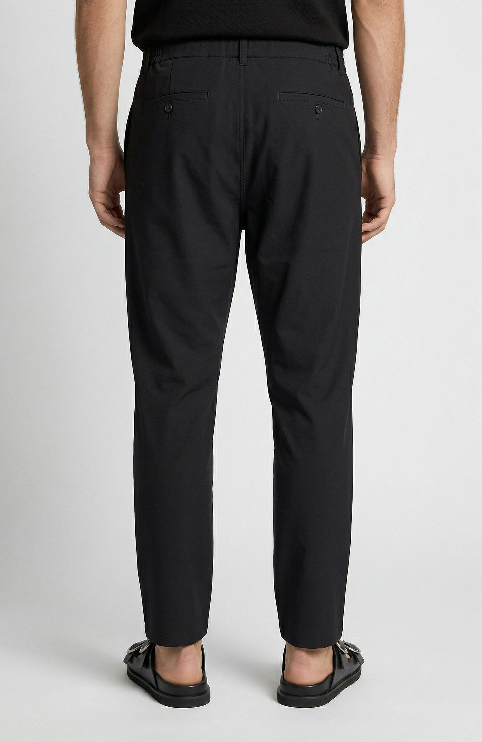 Siyah Teknik Pantolon