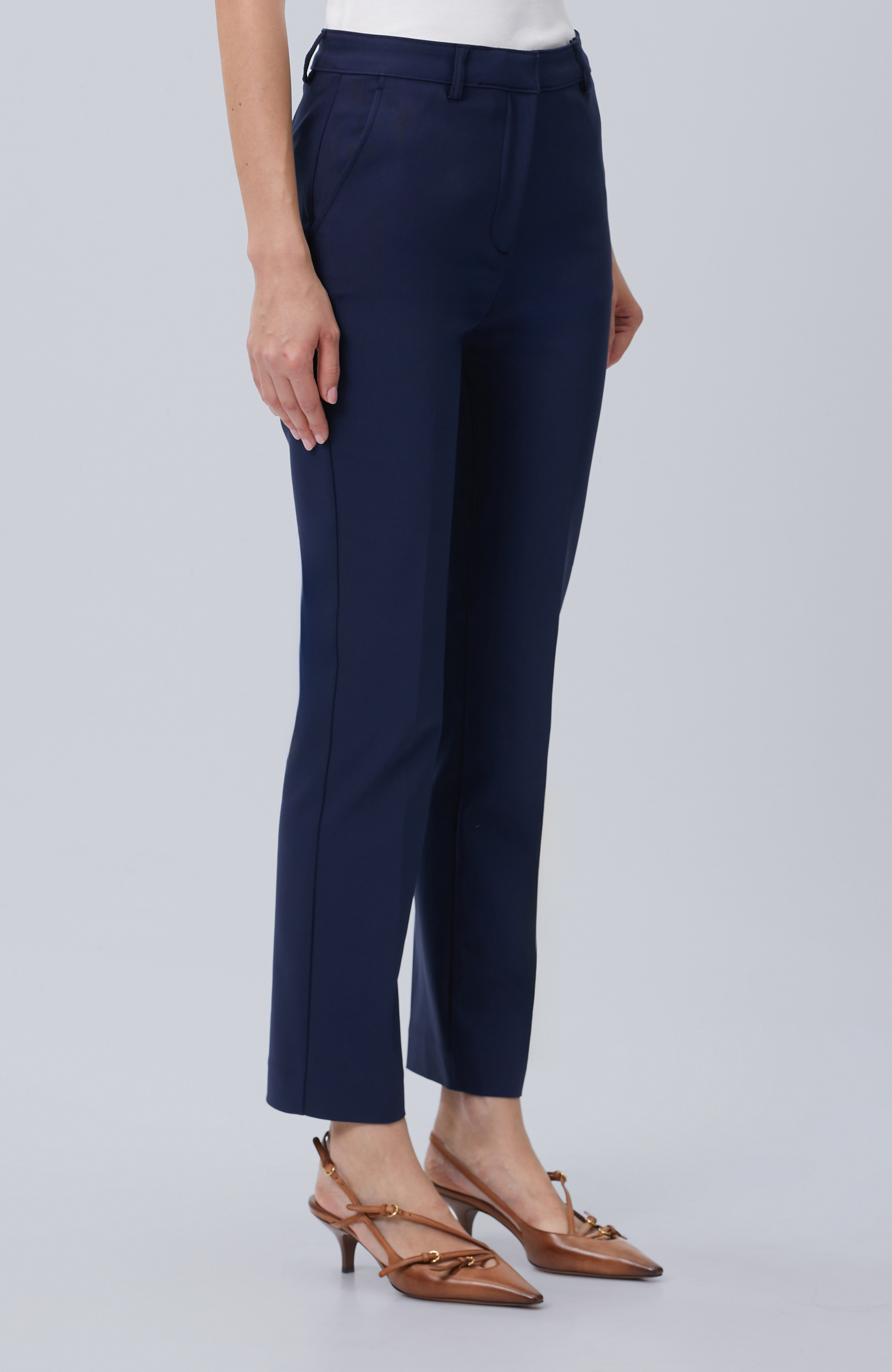 Lacivert Smart Casual Pantolon