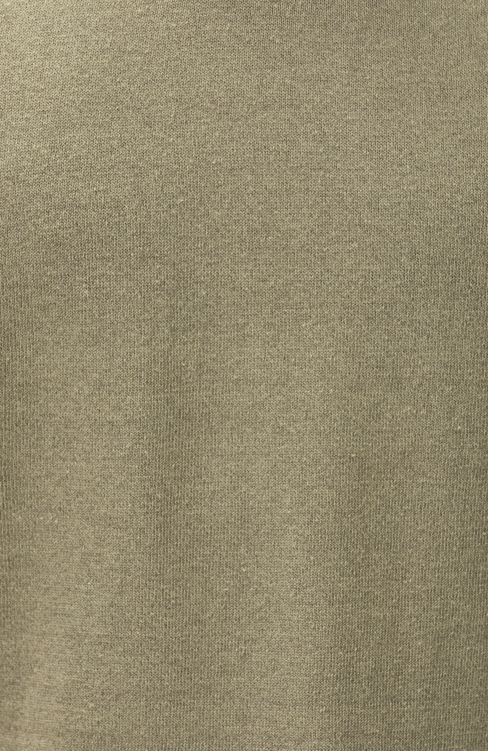 Slim Fit Açık Haki Keten Karışımlı Kazak