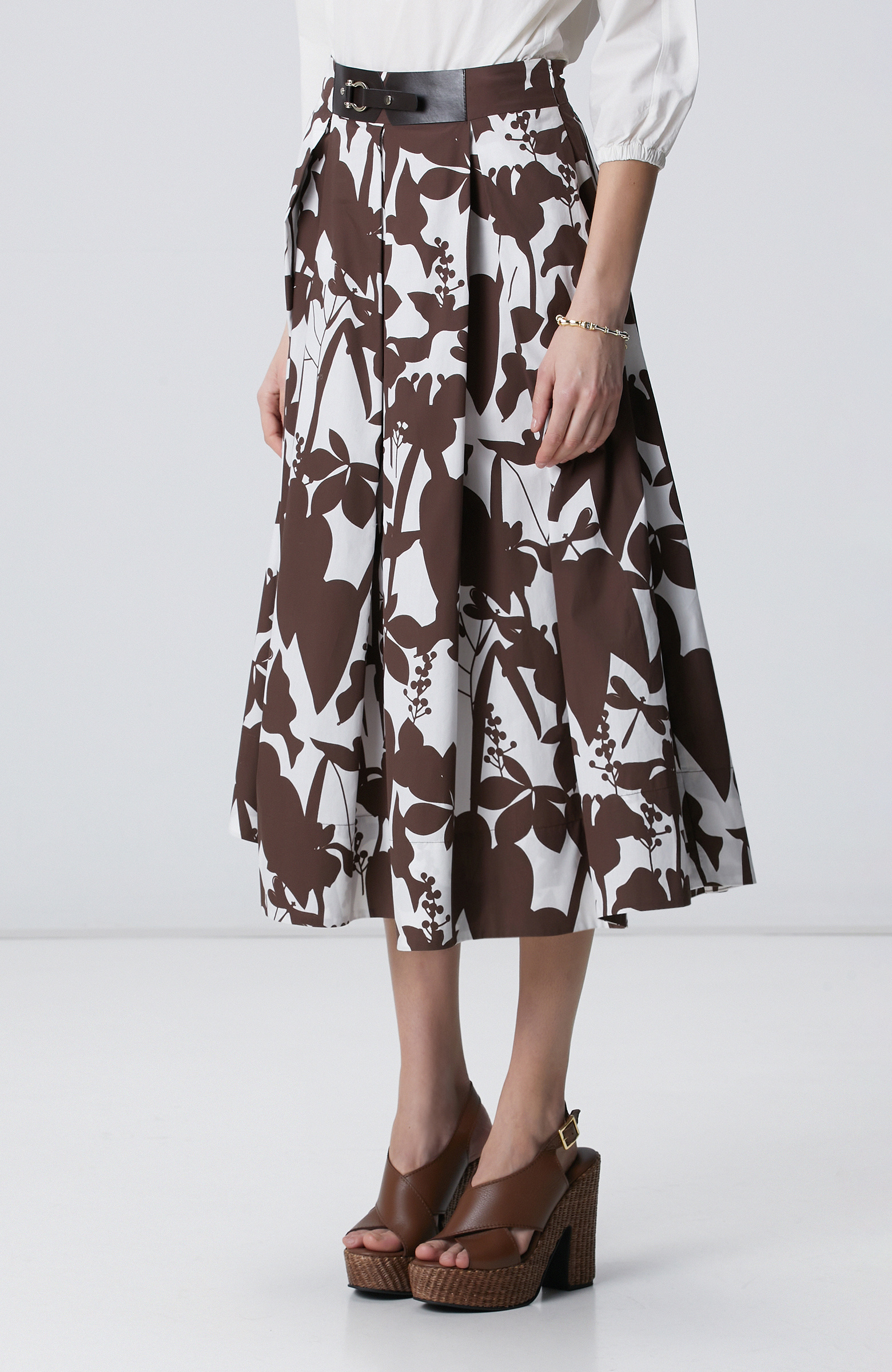 Regular Fit Kahverengi Midi Etek