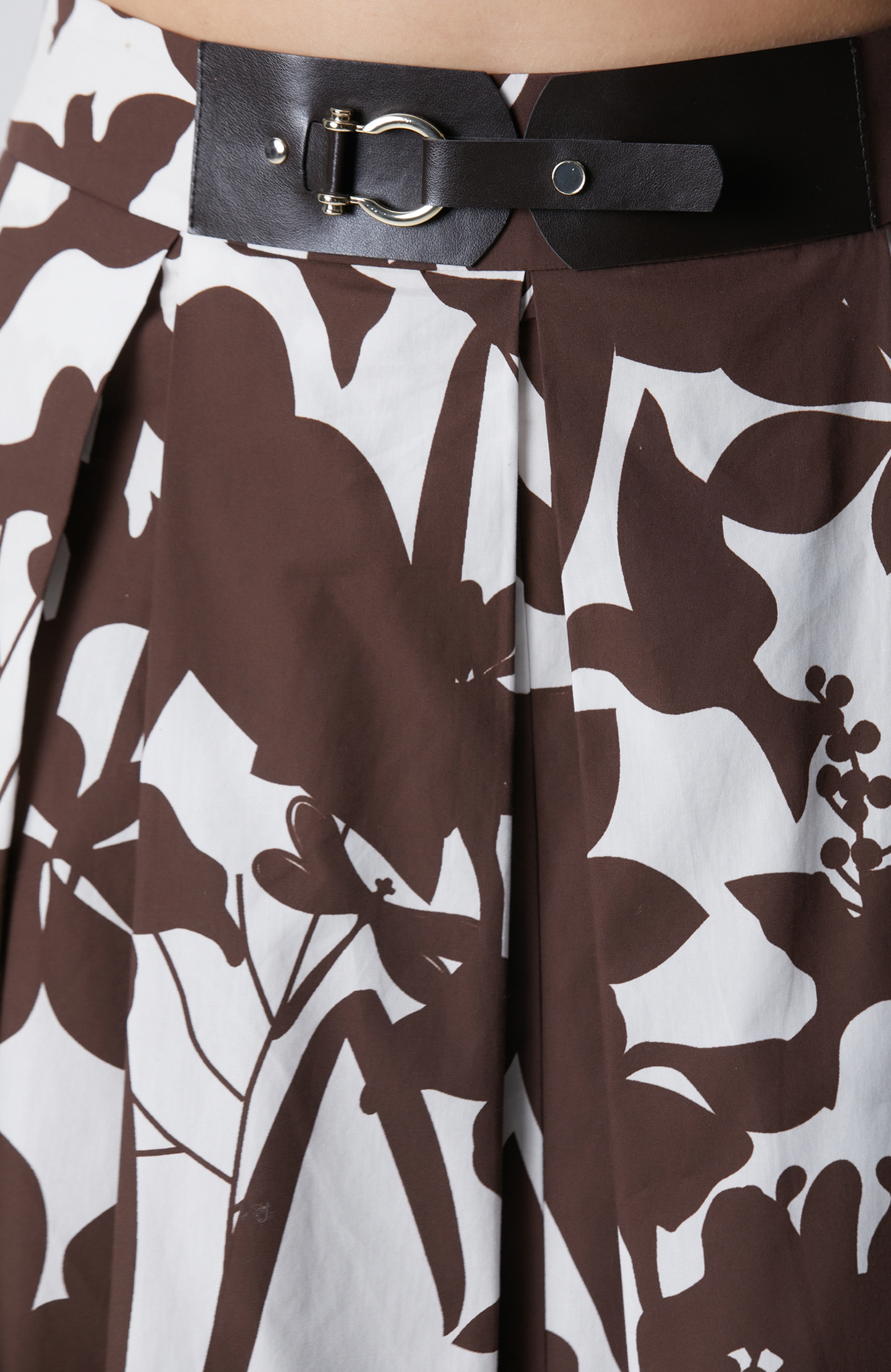 Regular Fit Kahverengi Midi Etek