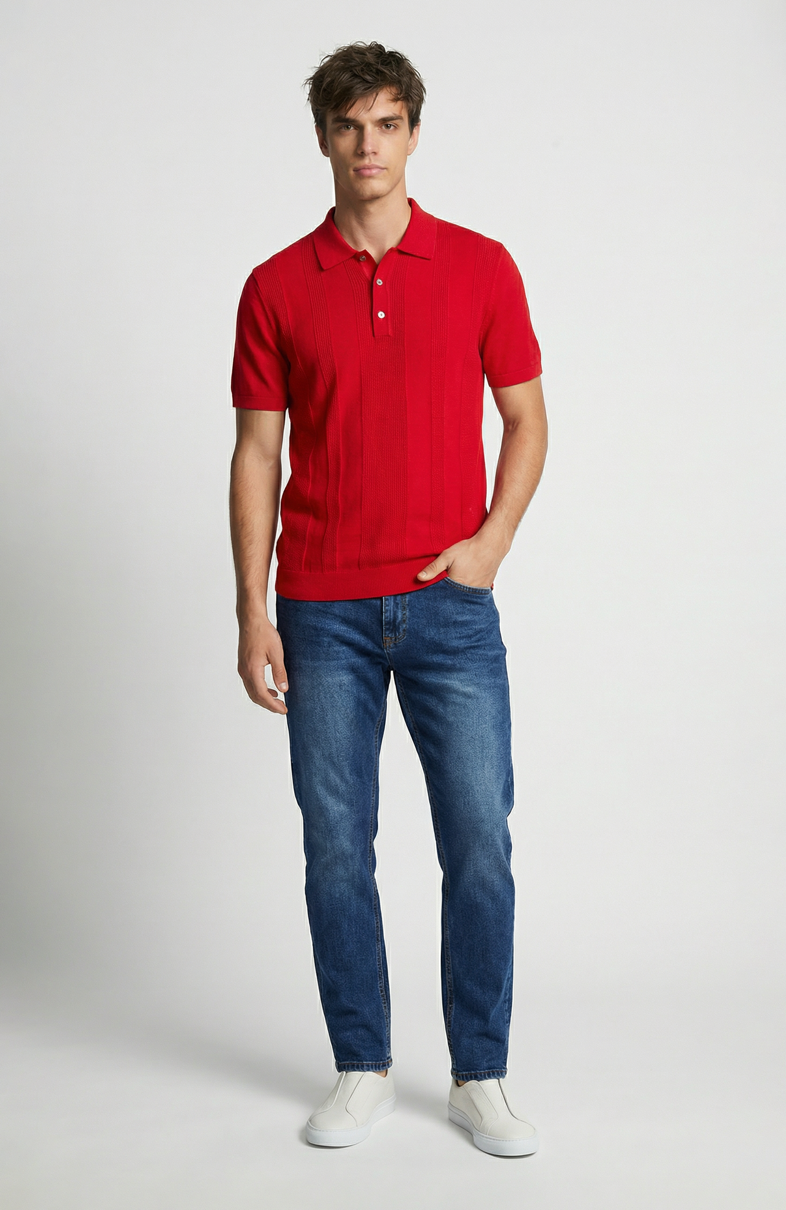 Slim Fit Lacivert 5 Cep Denim Pantolon