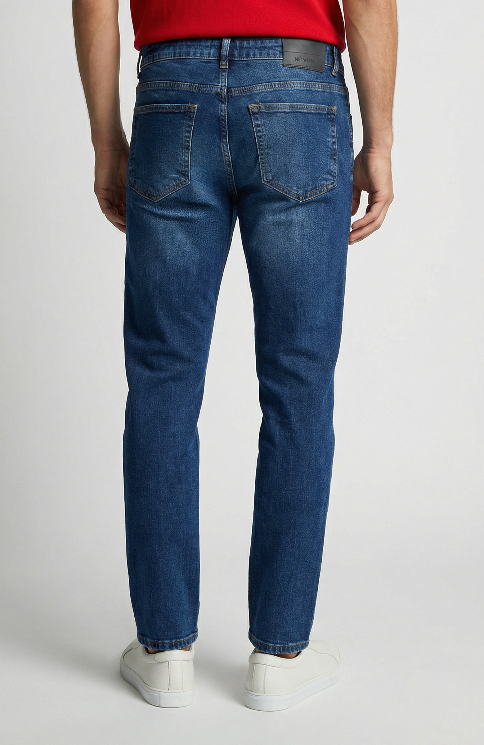 Slim Fit Lacivert 5 Cep Denim Pantolon