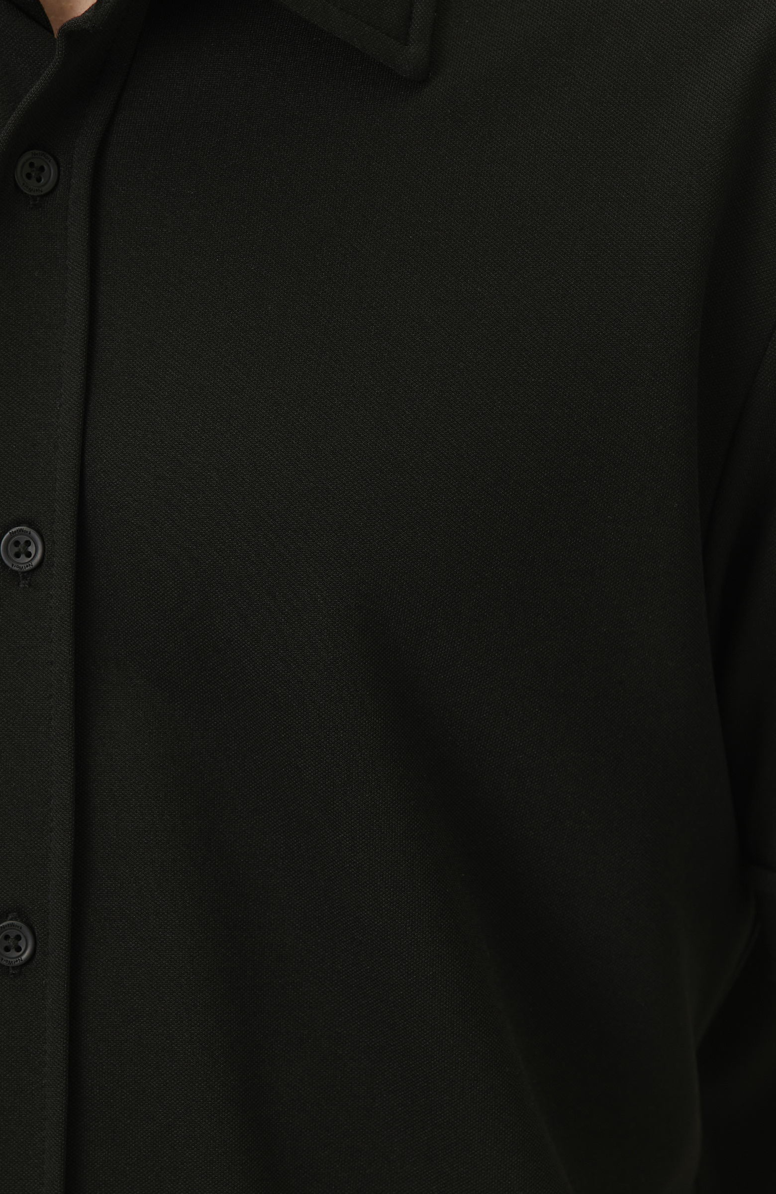 Slim Fit Black Short Sleeve Knitted Shirt