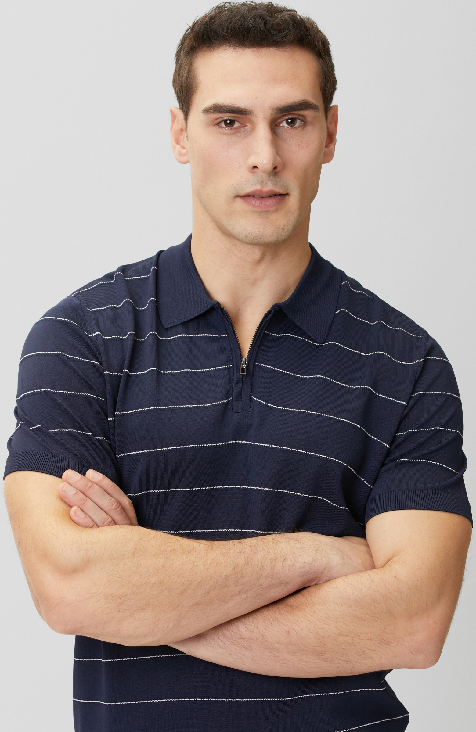 Lacivert Marin Desen Kazak