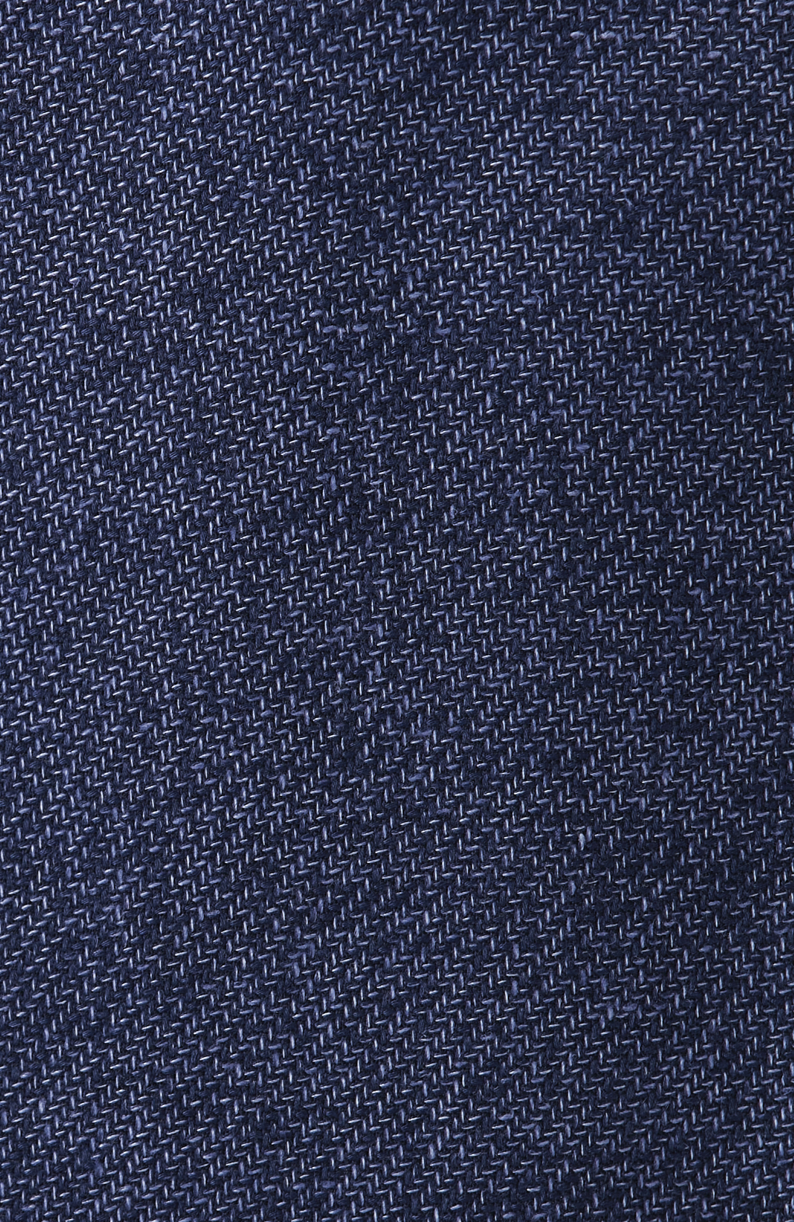 Lacivert Slim Fit Jakarlı Dokuma Ceket