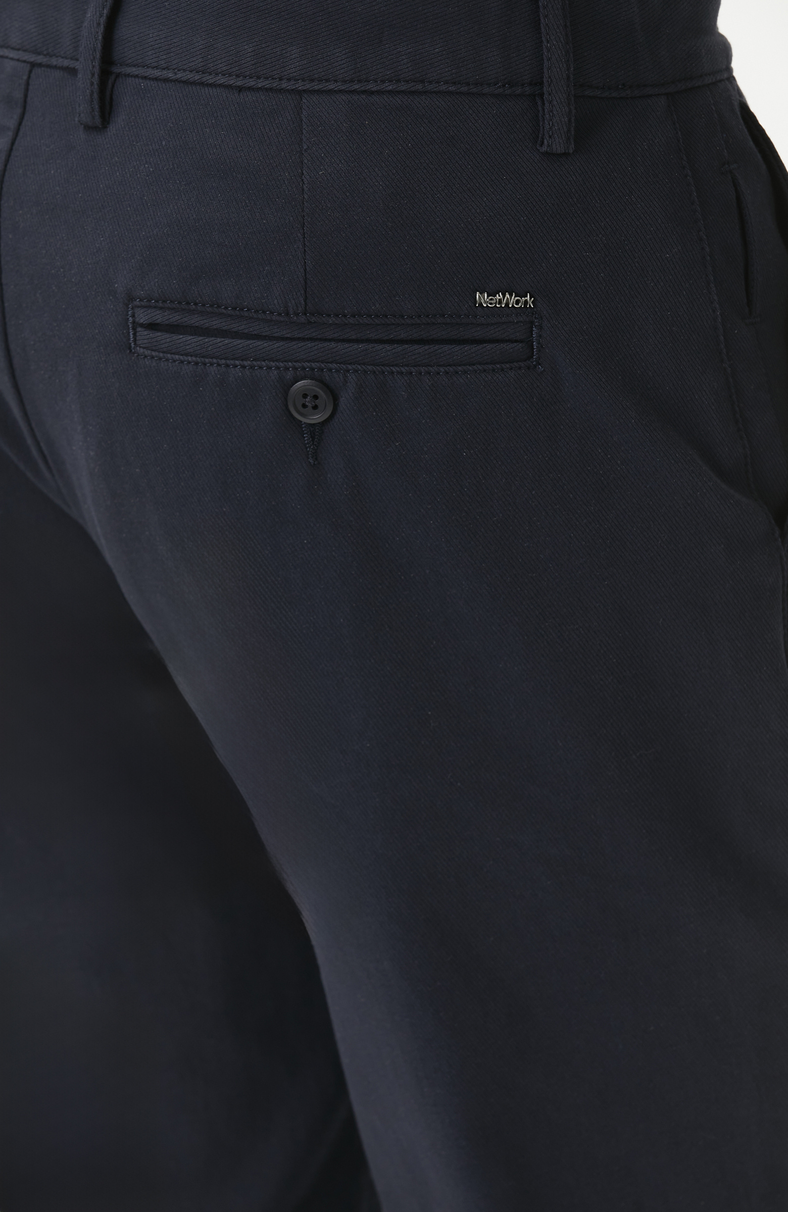 Navy Blue Casual Pants
