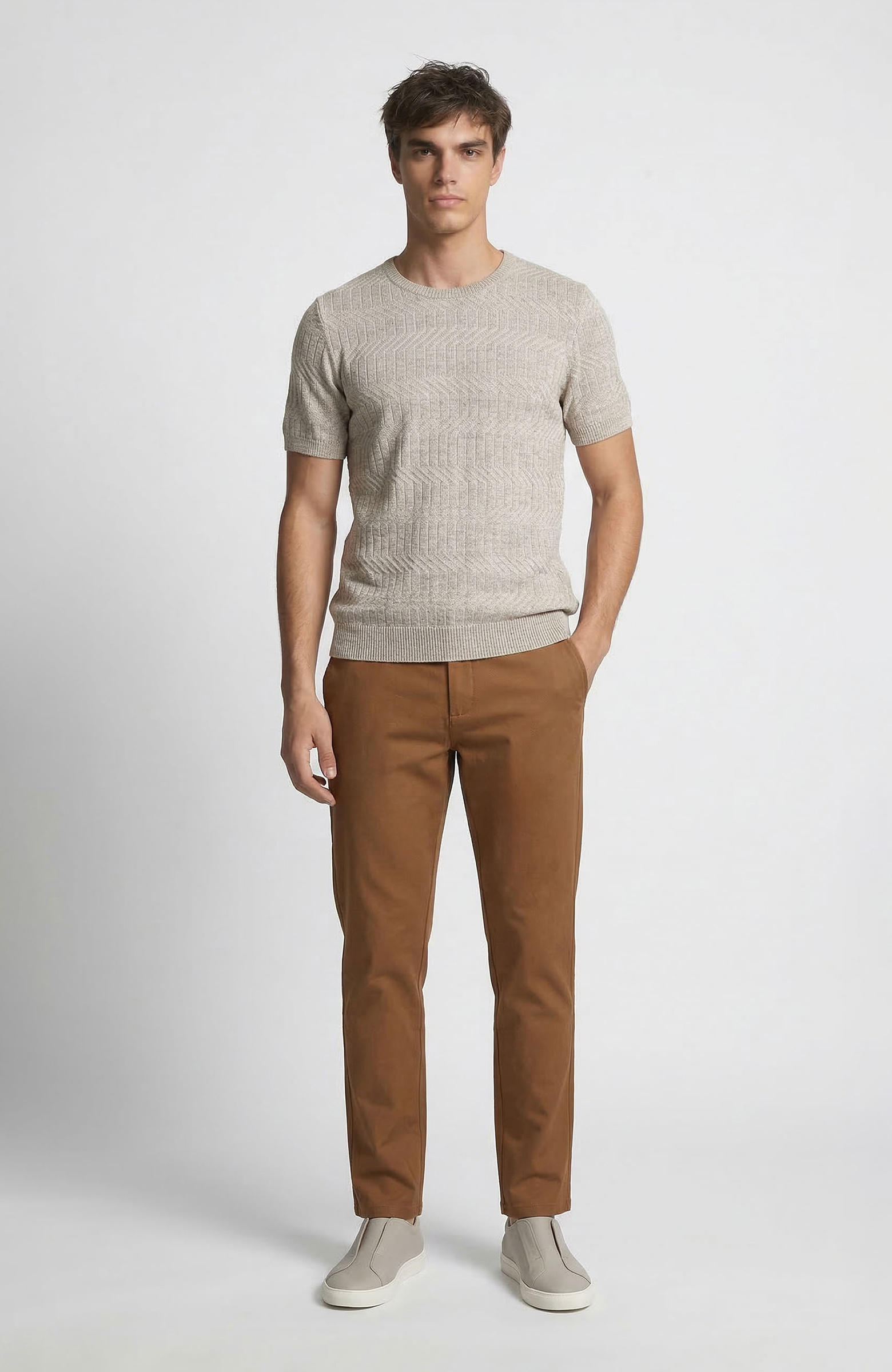 Camel Diyagonal Comfort Pantolon