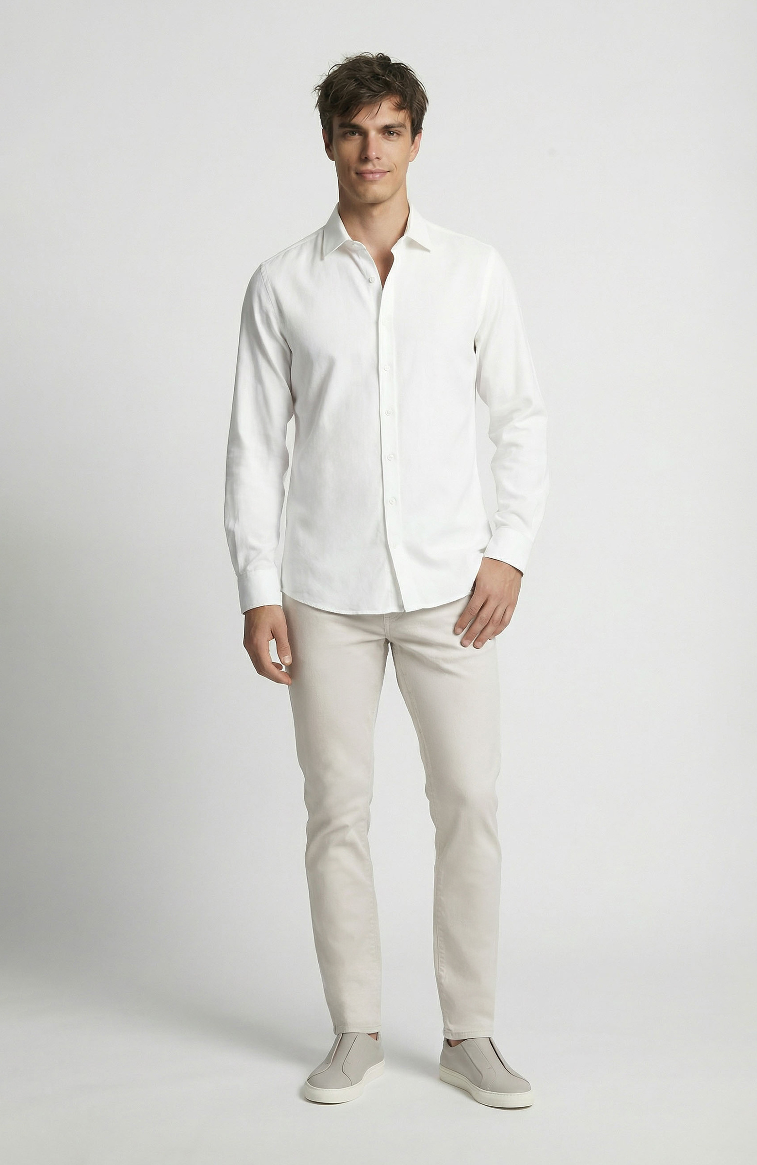 Non-Denim Taş Kemer İçi Lastikli Casual Pantolon