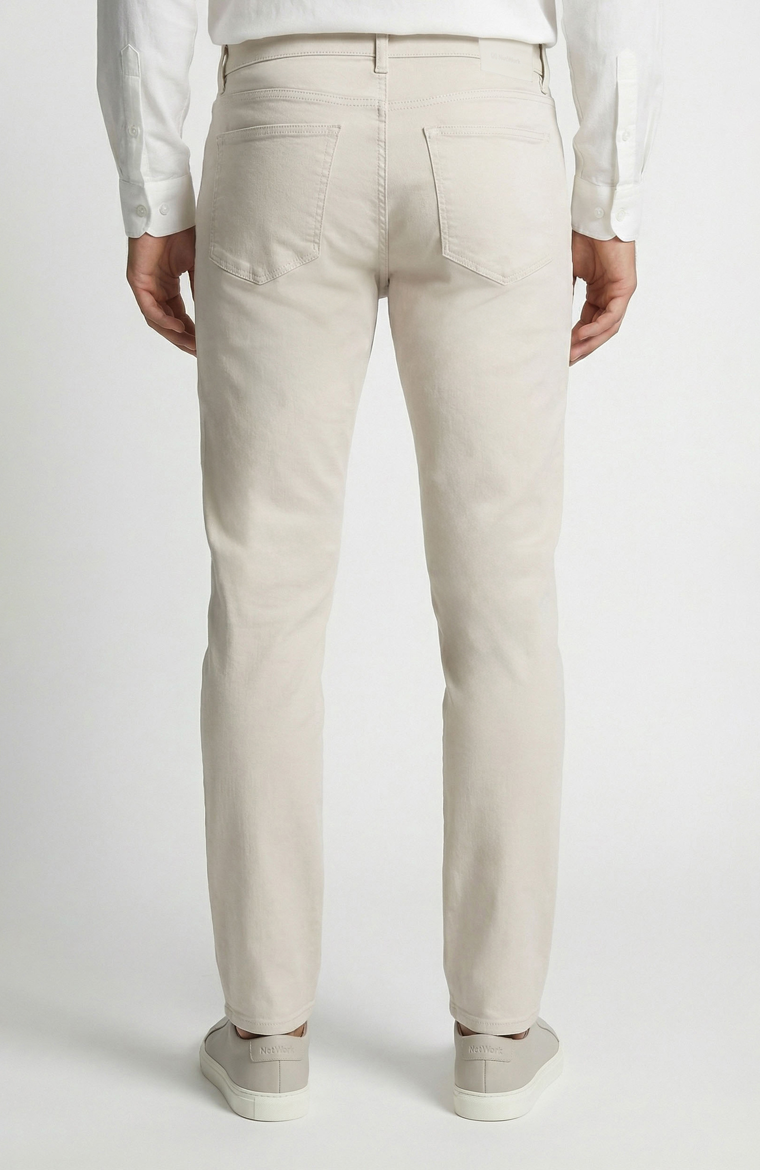 Non-Denim Taş Kemer İçi Lastikli Casual Pantolon