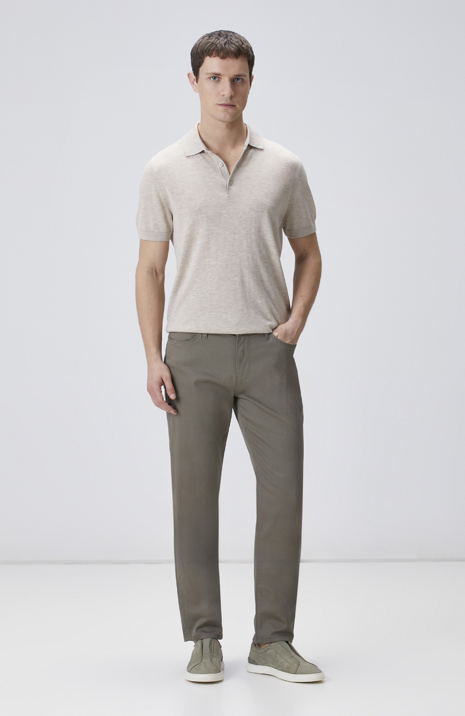 Açık Haki Casual Pantolon