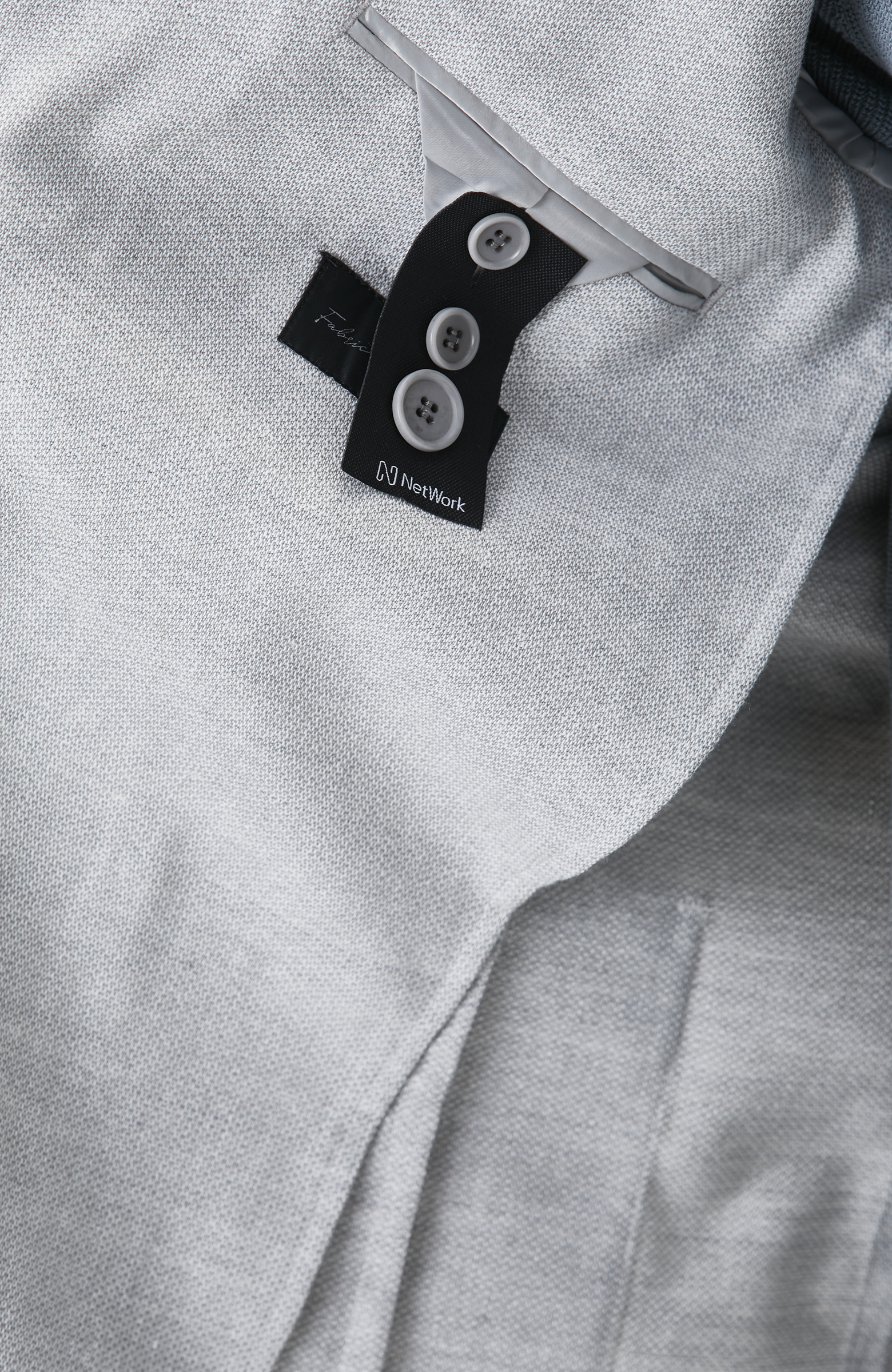 Gri Yün Karışımlı Ceket