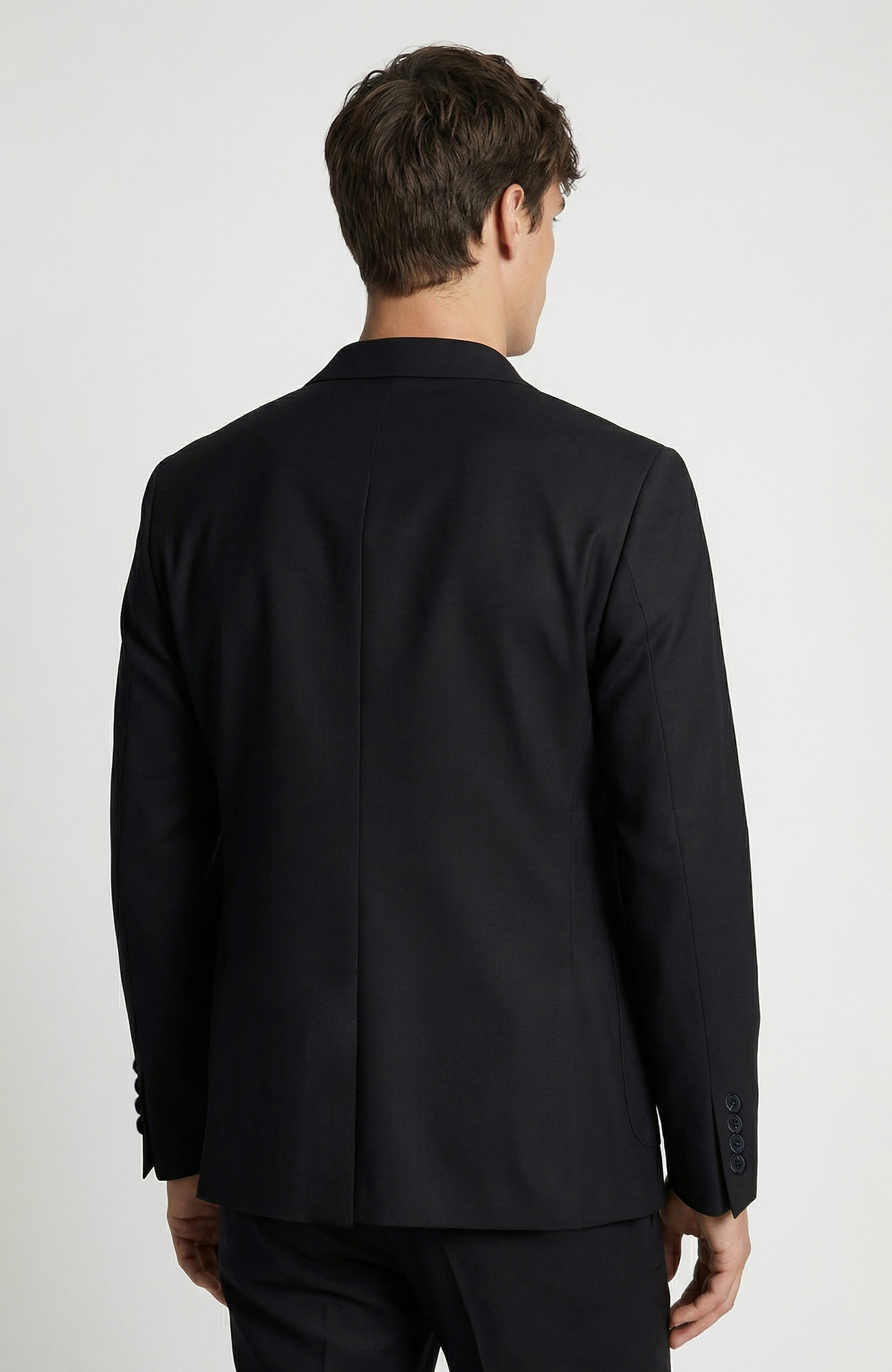 Siyah Limited Loro Piana Yün Takım Elbise