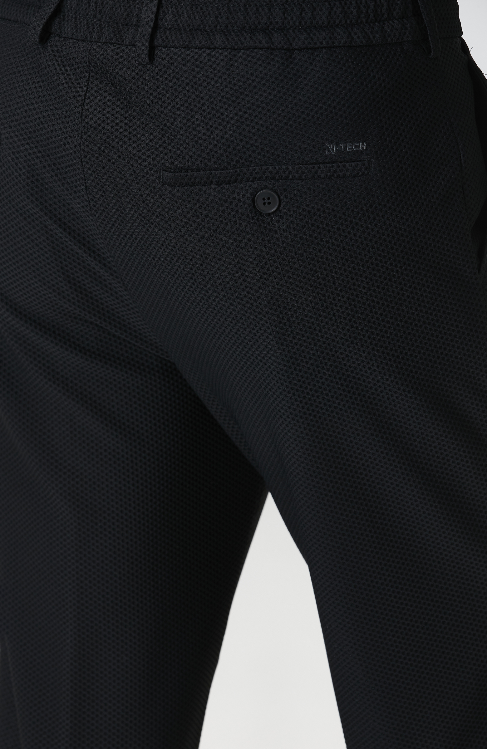 Siyah N-Tech Örme Pantolon