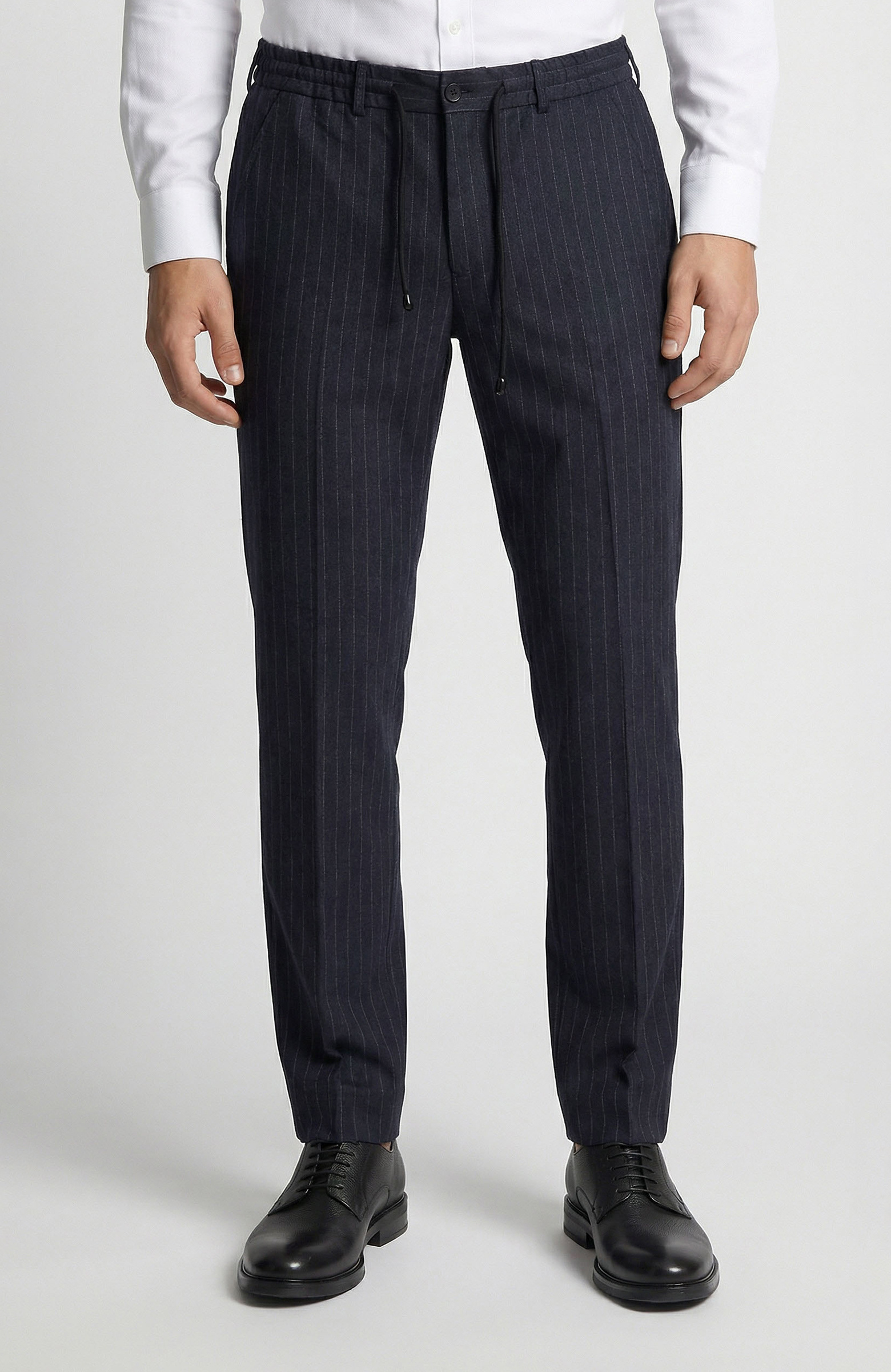 Lacivert Çizgili Pantolon