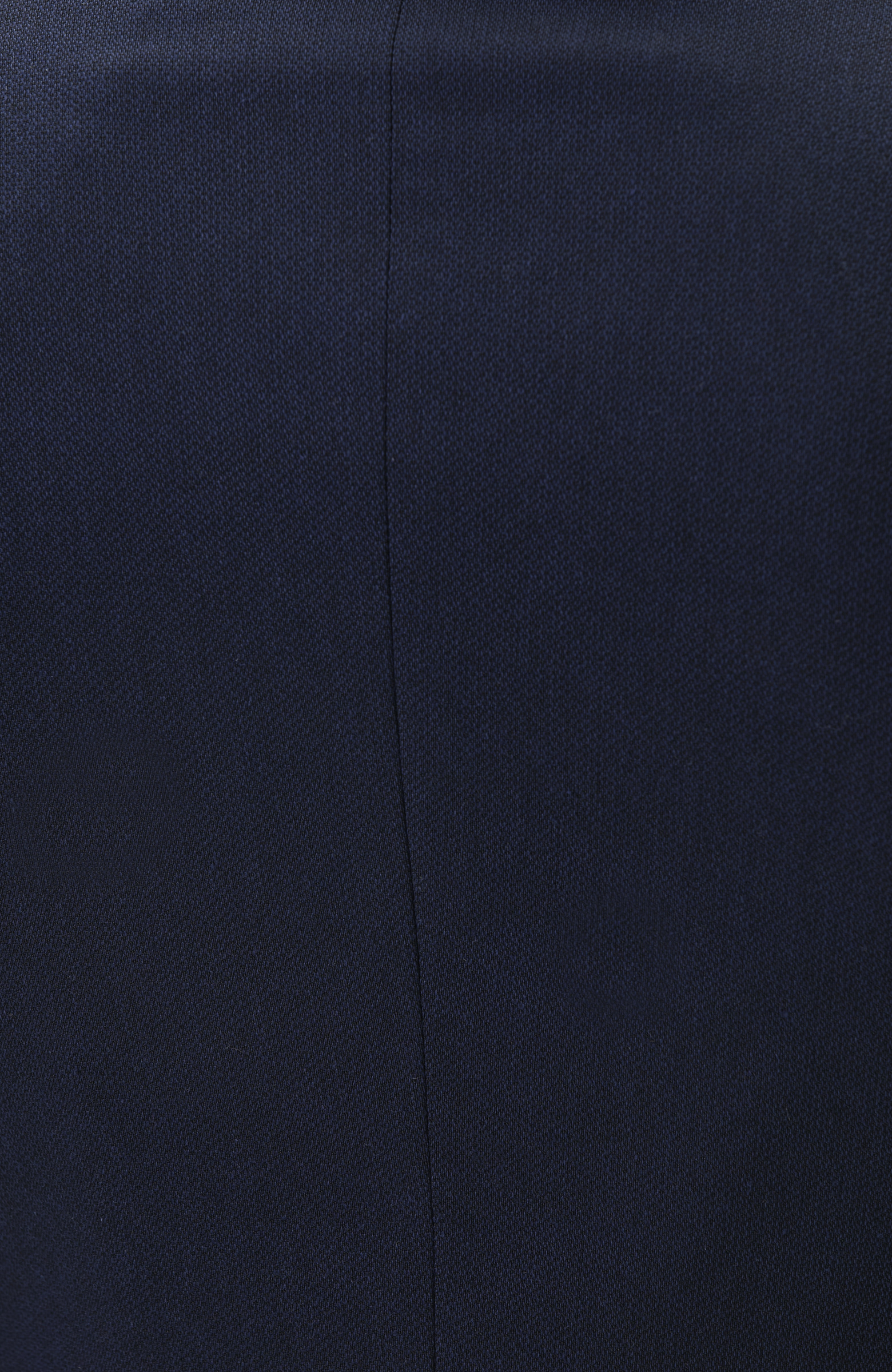 Lacivert Yün Karışımlı Armalı Ceket