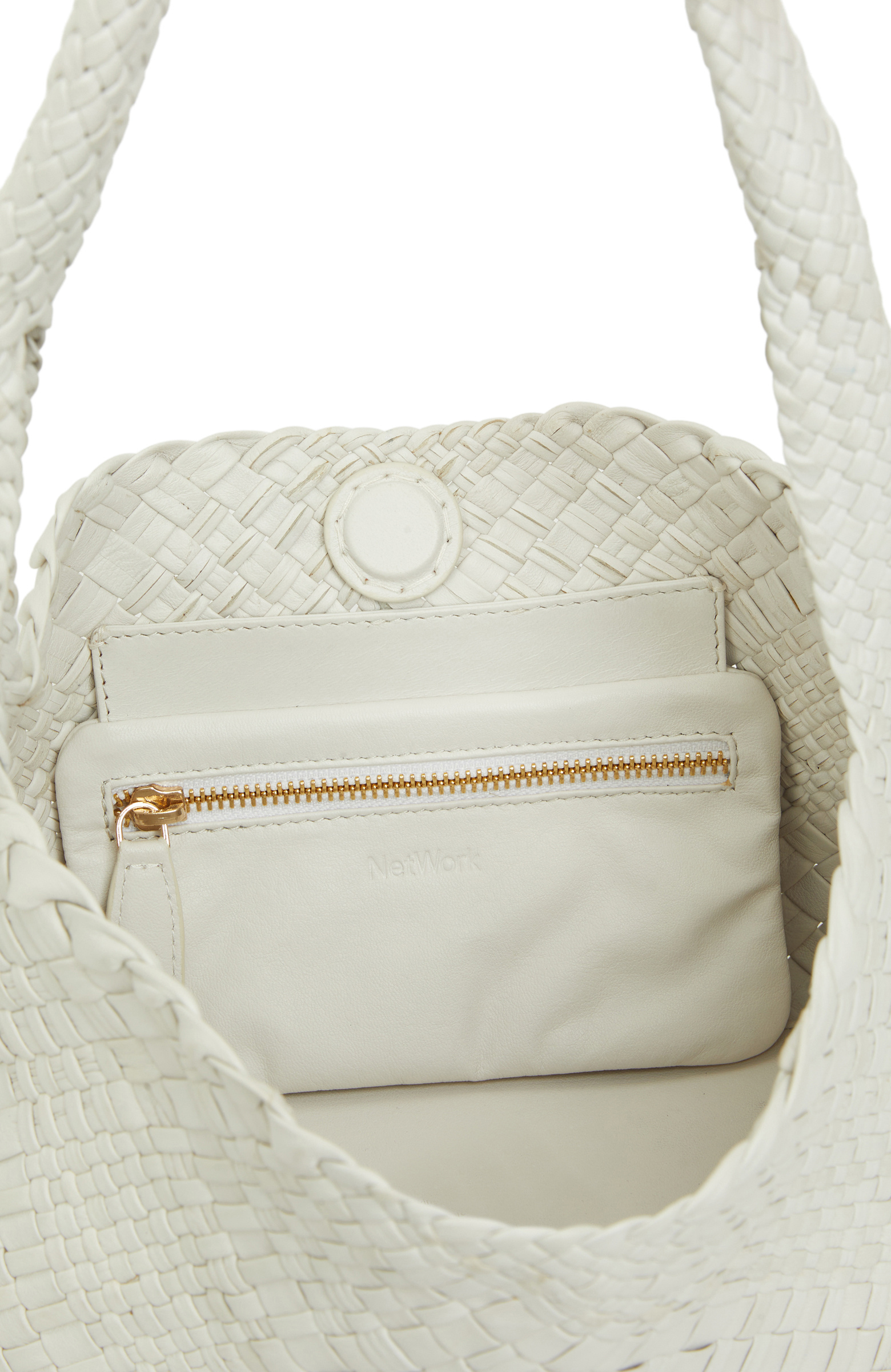 Cream Women's Leather Bag
