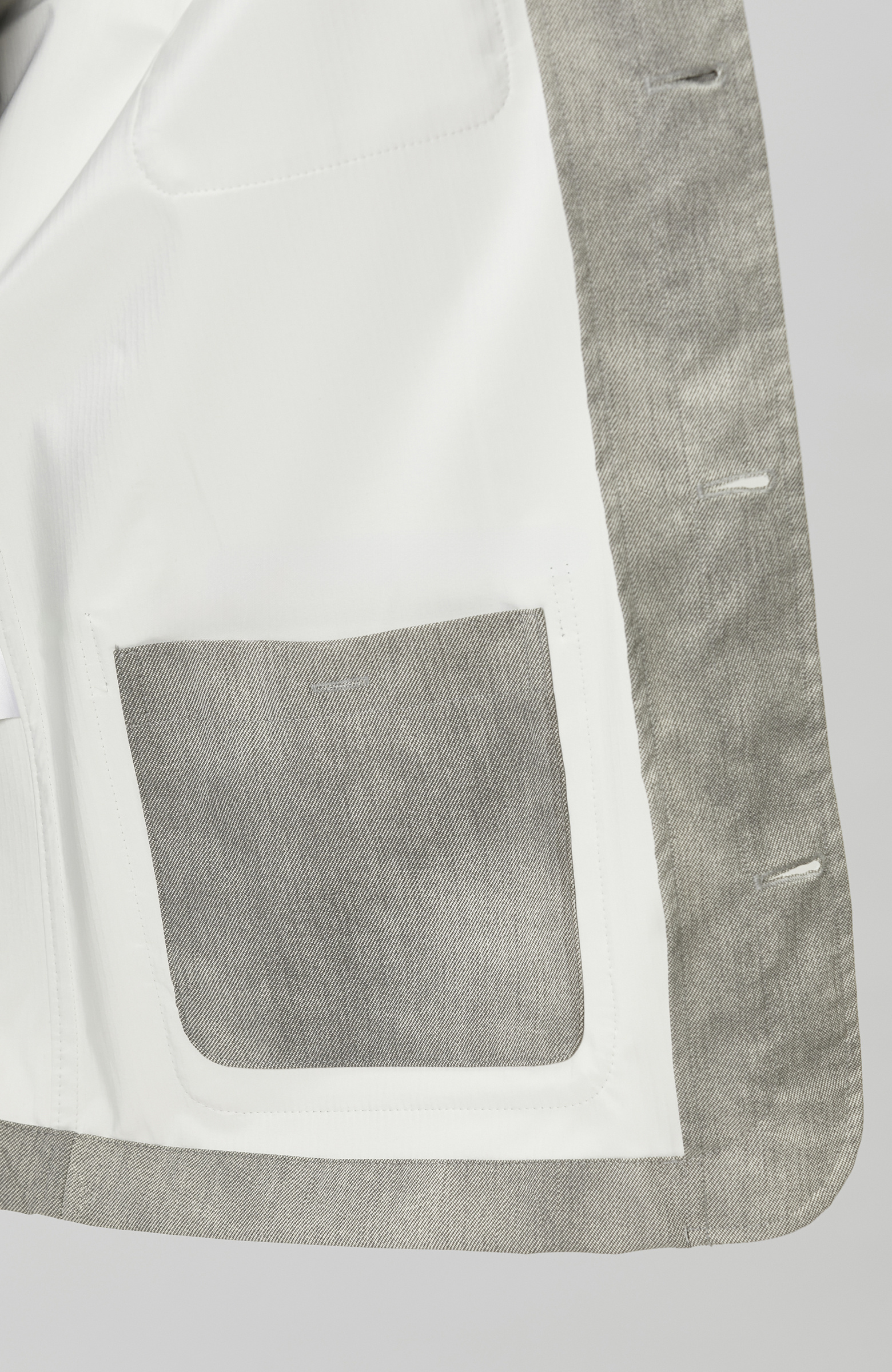 Bej Gömlek Yaka Desenli Ceket