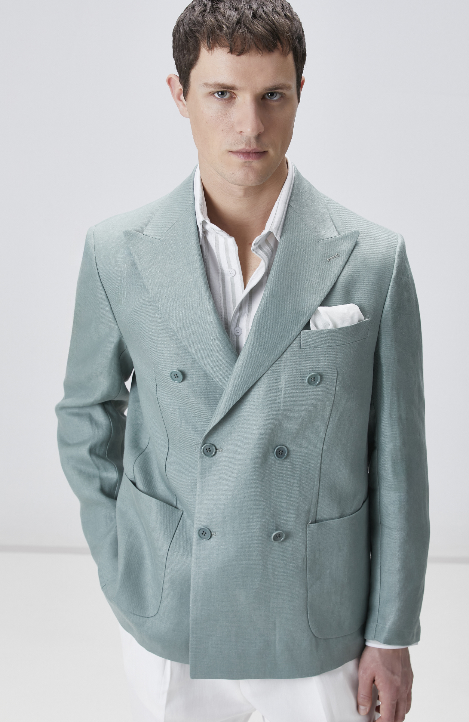 Limited Mint Keten Ceket