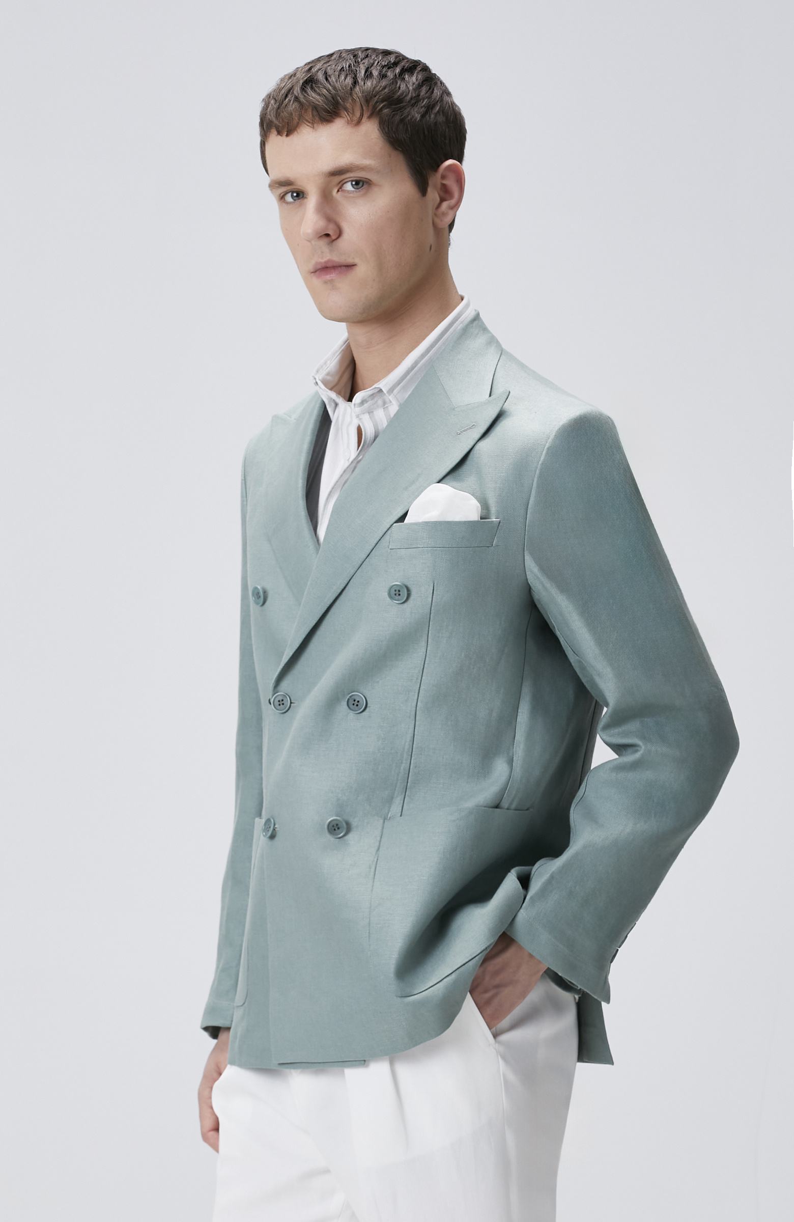 Limited Mint Keten Ceket