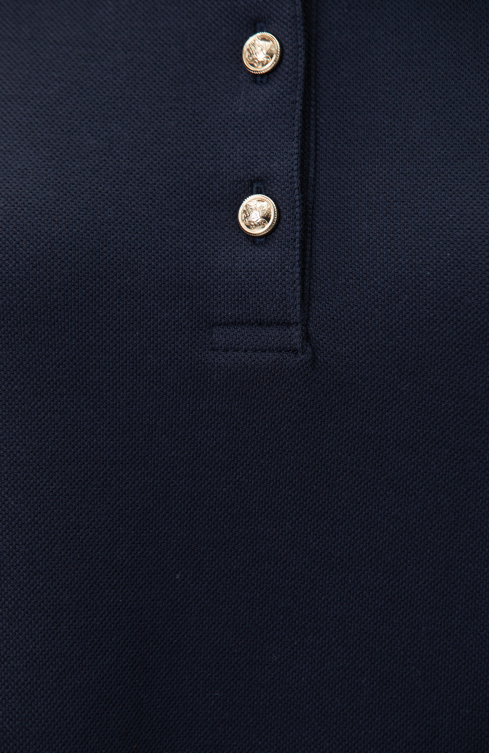 Navy Blue Paisley Pattern Garnished Knitted Dress