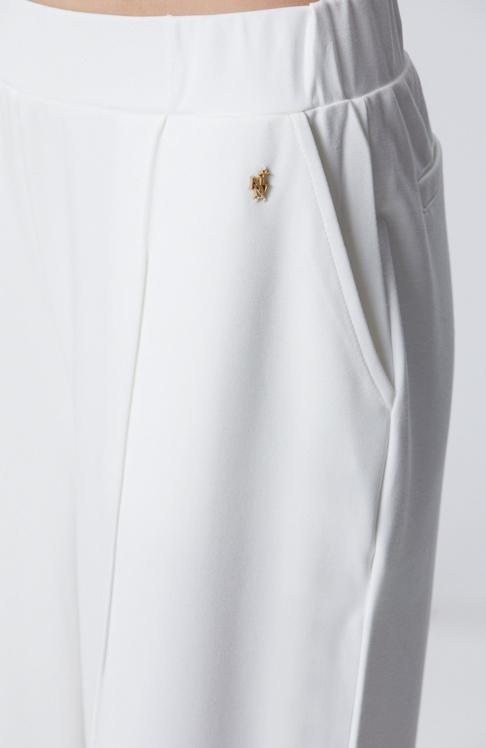 Kırık Beyaz Modal Karışımlı Eşofman