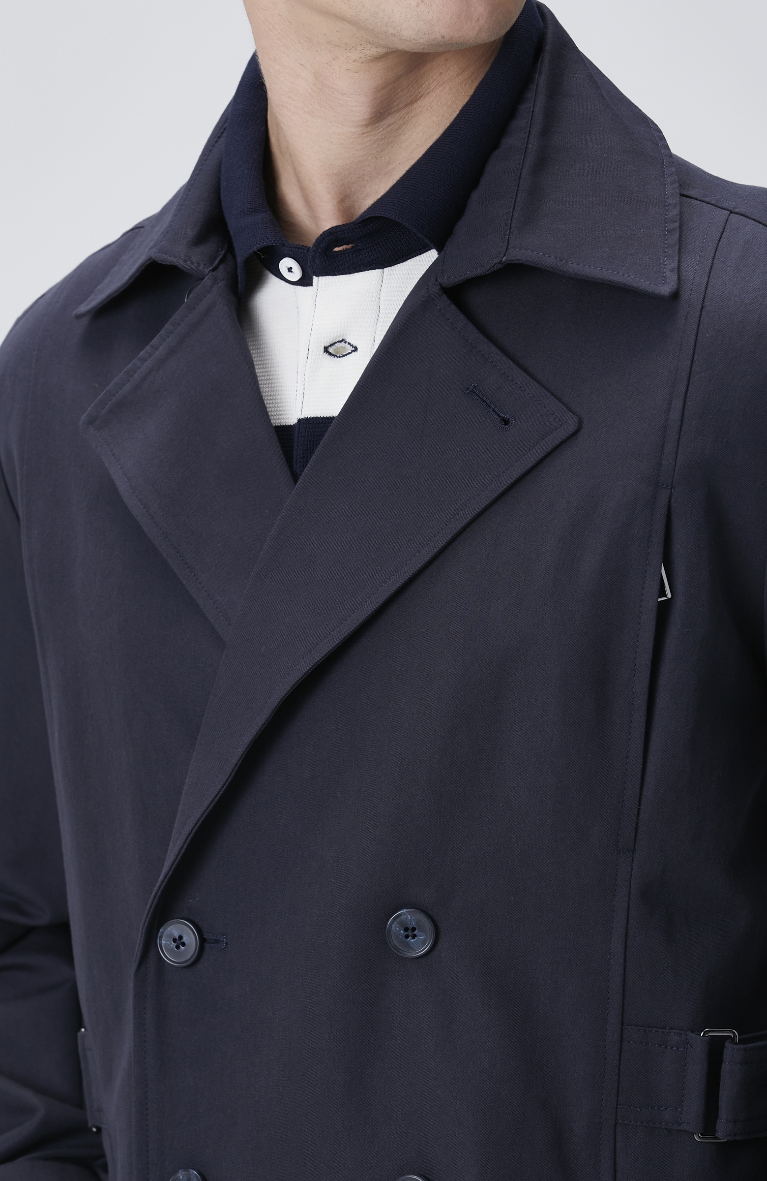 Navy Blue Topcoat