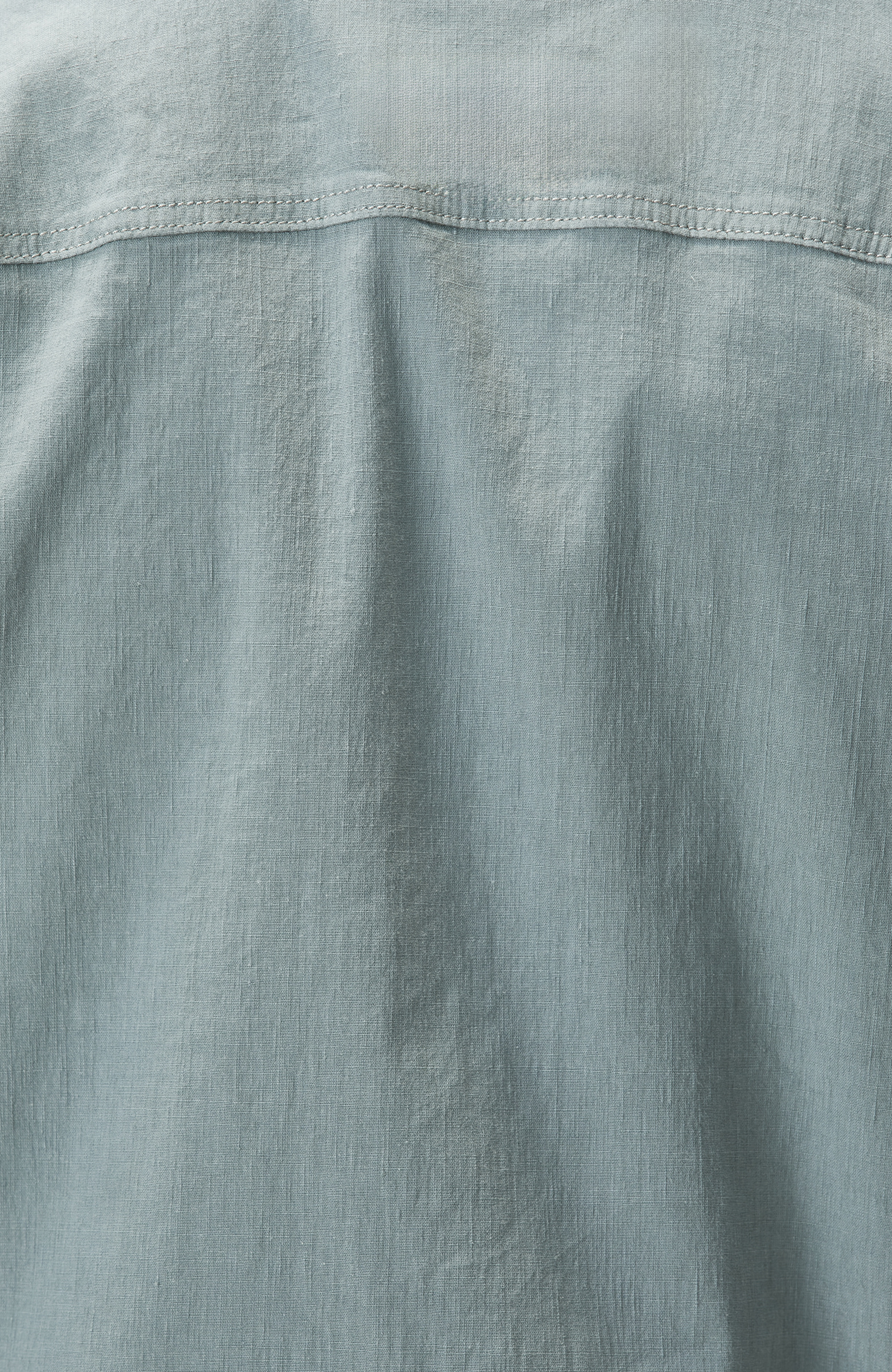 Mint Keten Karışımlı Dış Gömlek