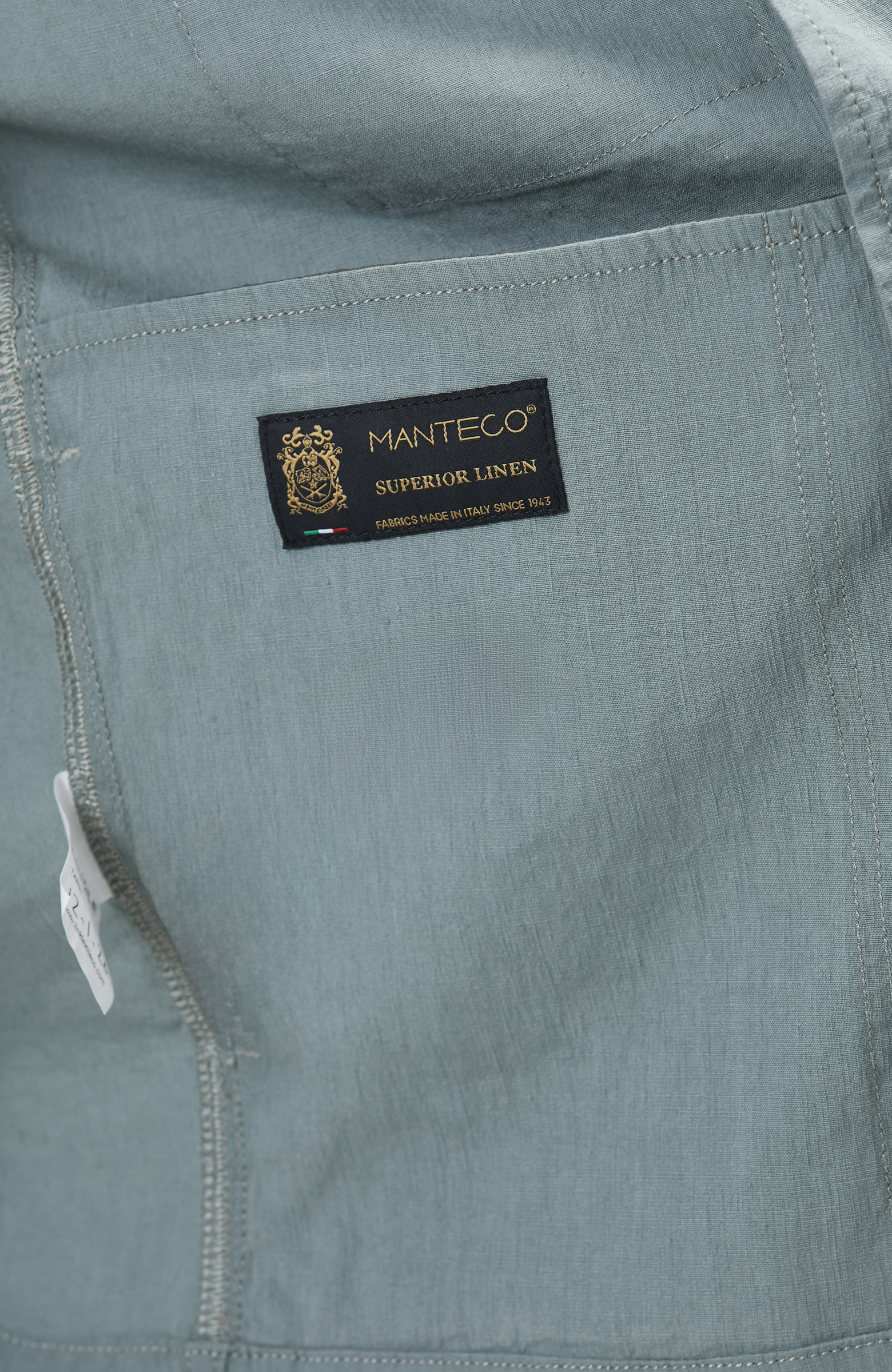 Mint Keten Karışımlı Dış Gömlek