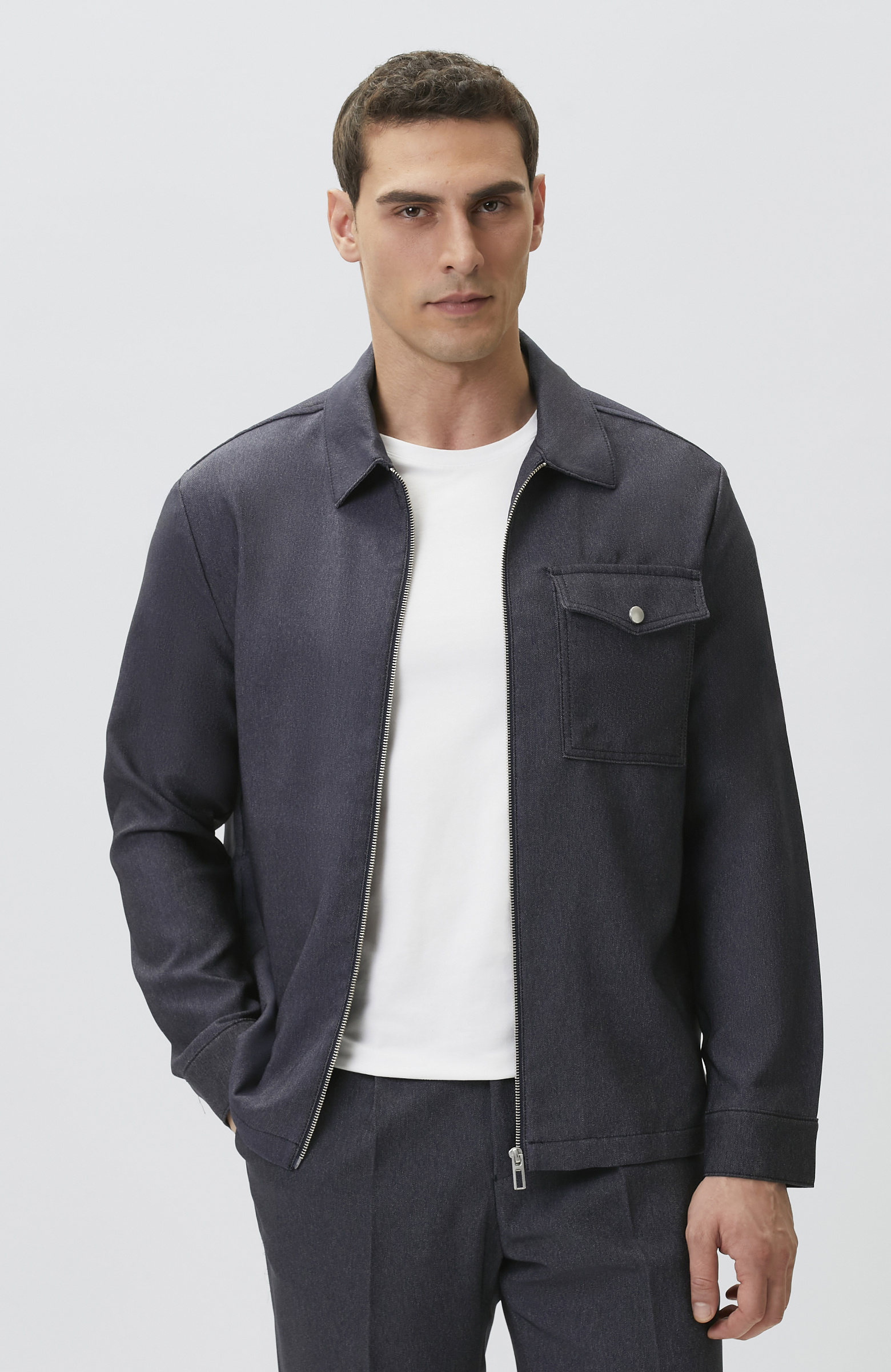 İndigo Denim Gömlek