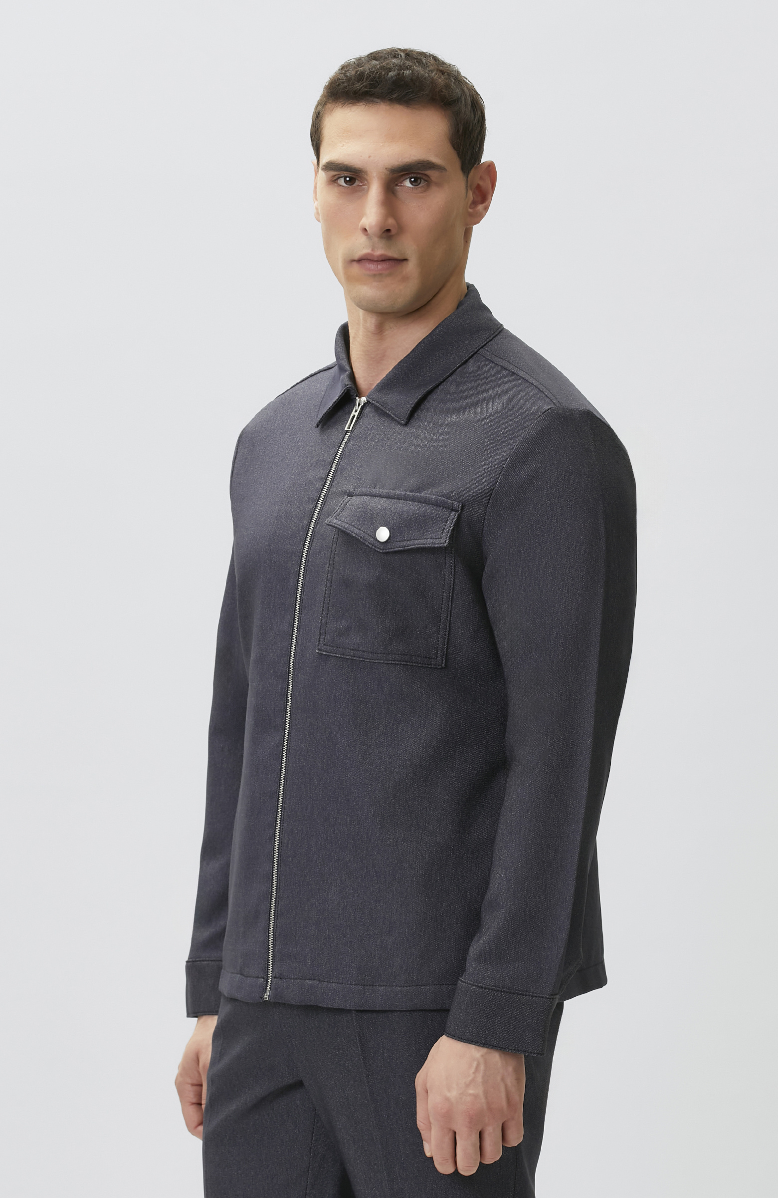 İndigo Denim Gömlek
