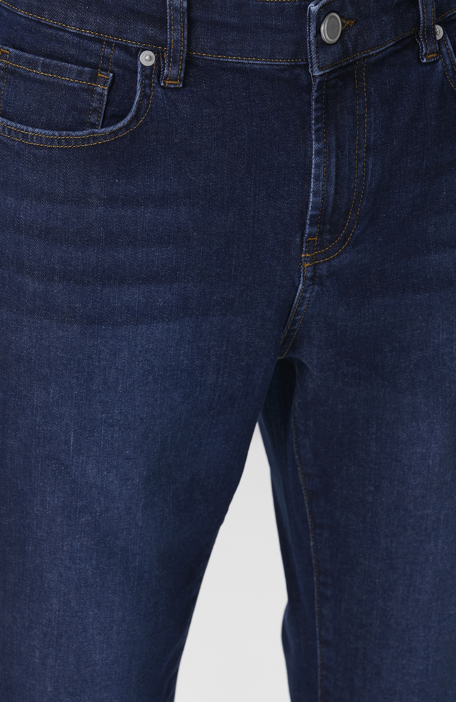 Lacivert Düz Paça Denim Pantolon