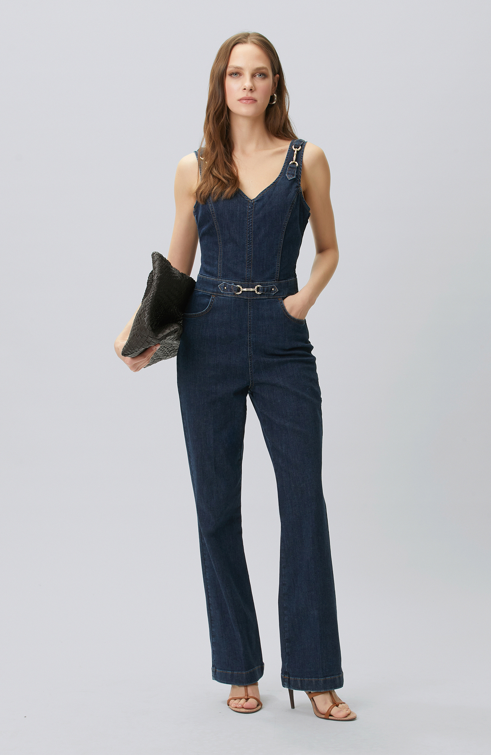 Indigo Denim Jumpsuit