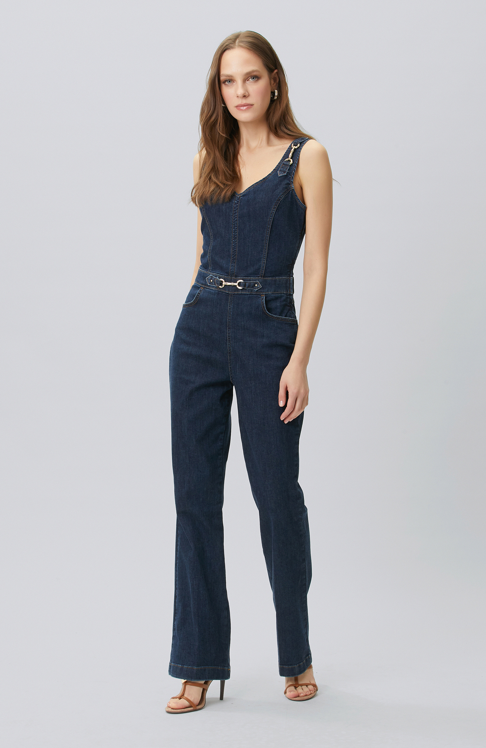 Indigo Denim Jumpsuit